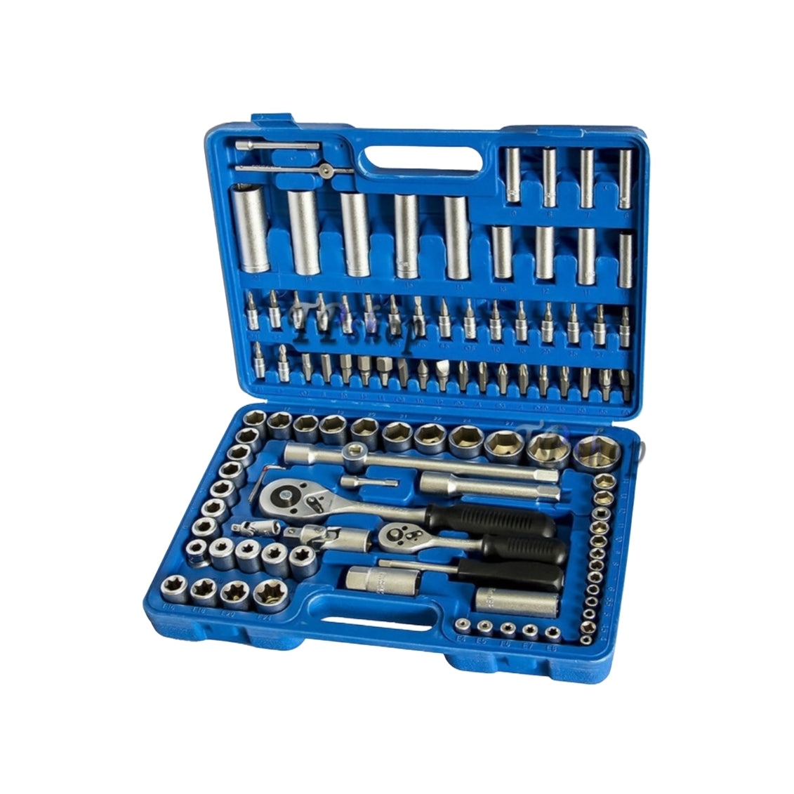 Socket KEY SET Suitcase - 108pcs. VANADIUM RATCHET, Tool Case.