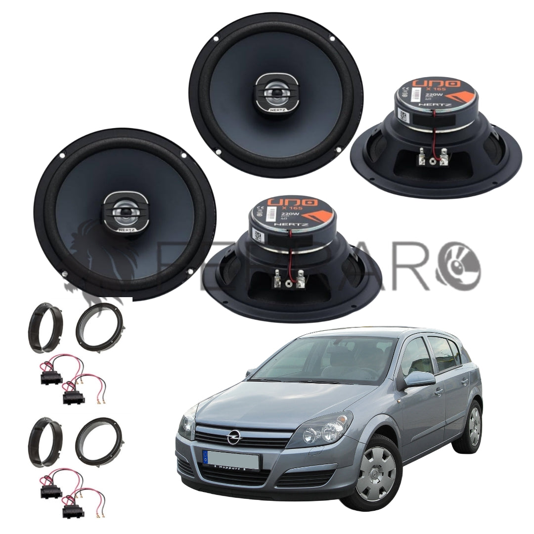 Hertz Kit 4 Casse | X 165 | Ant/Post | Opel Astra H