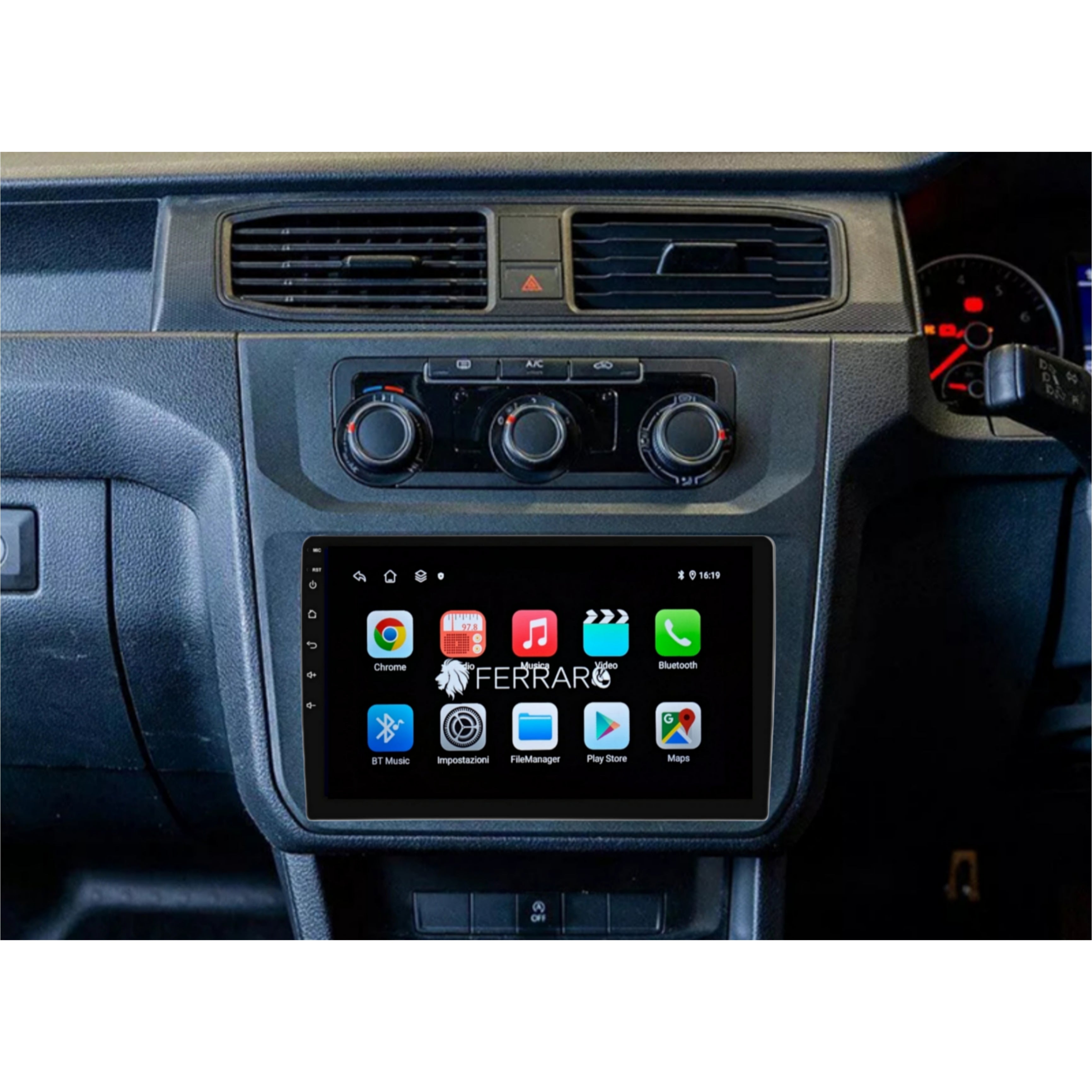 Autoradio per Volkswagen Caddy 9" | 2005-2015 | Android | Bluetooth | CarPlay | Android Auto | 2GB/4GB/6GB/8GB Ram