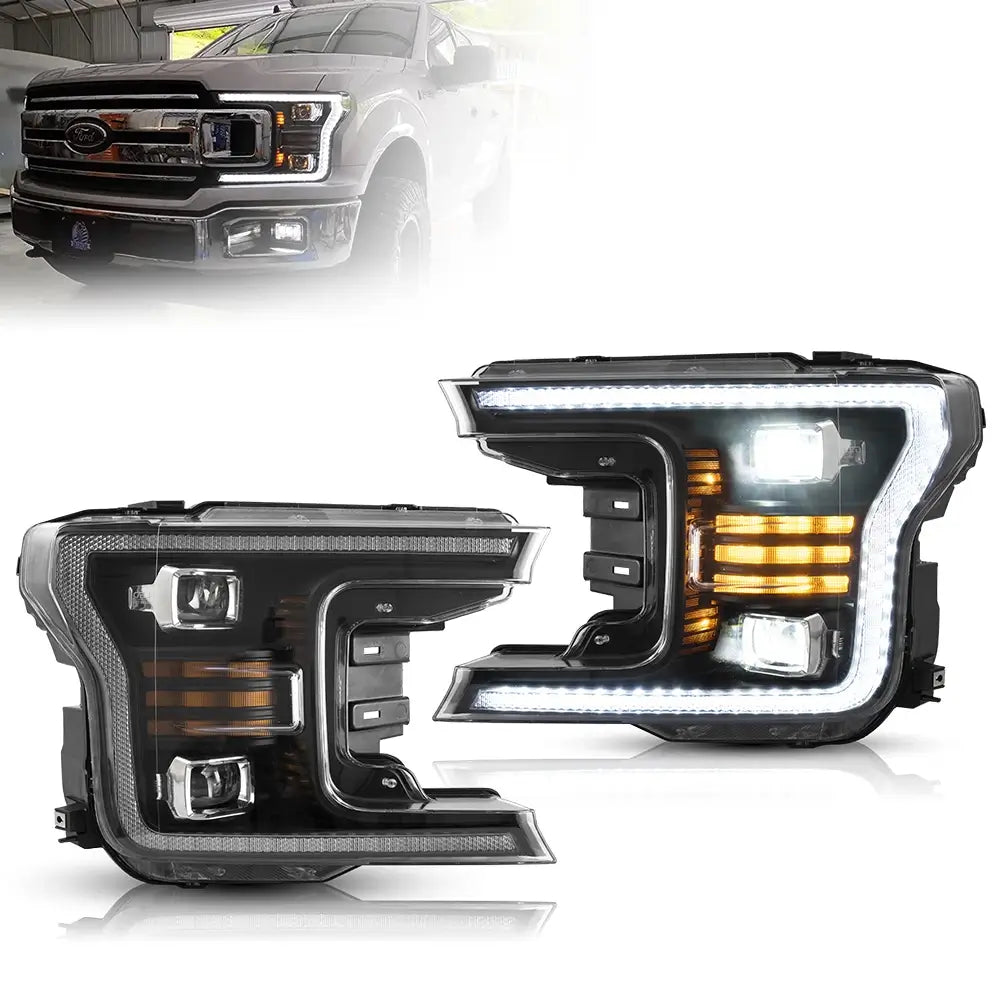 Fanali Anteriore Completo per Ford F150 13ª Serie (2018-2020) a LED