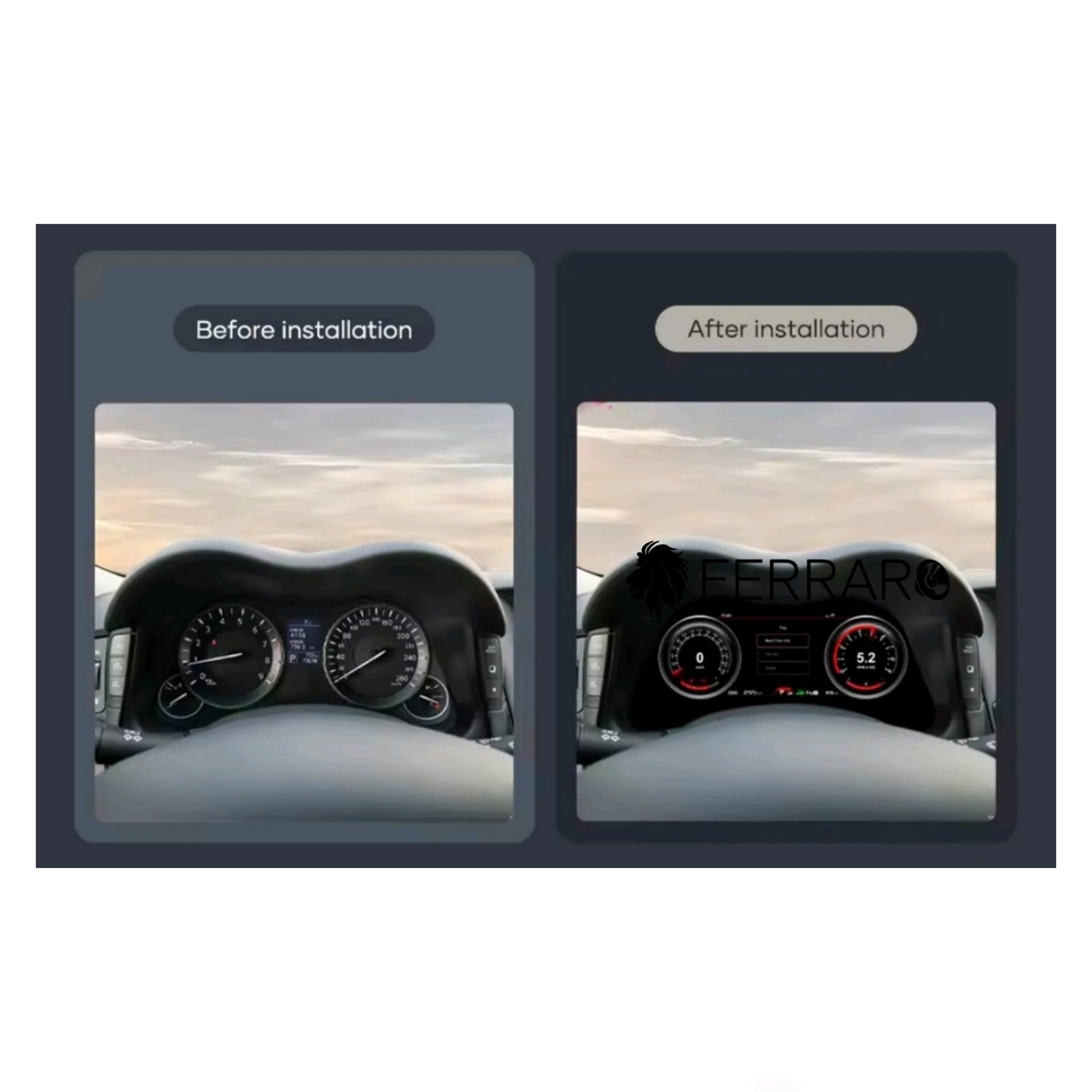 Virtual CockPit 12.3" | Infiniti Q70 (2014-2019) | HD Ultra