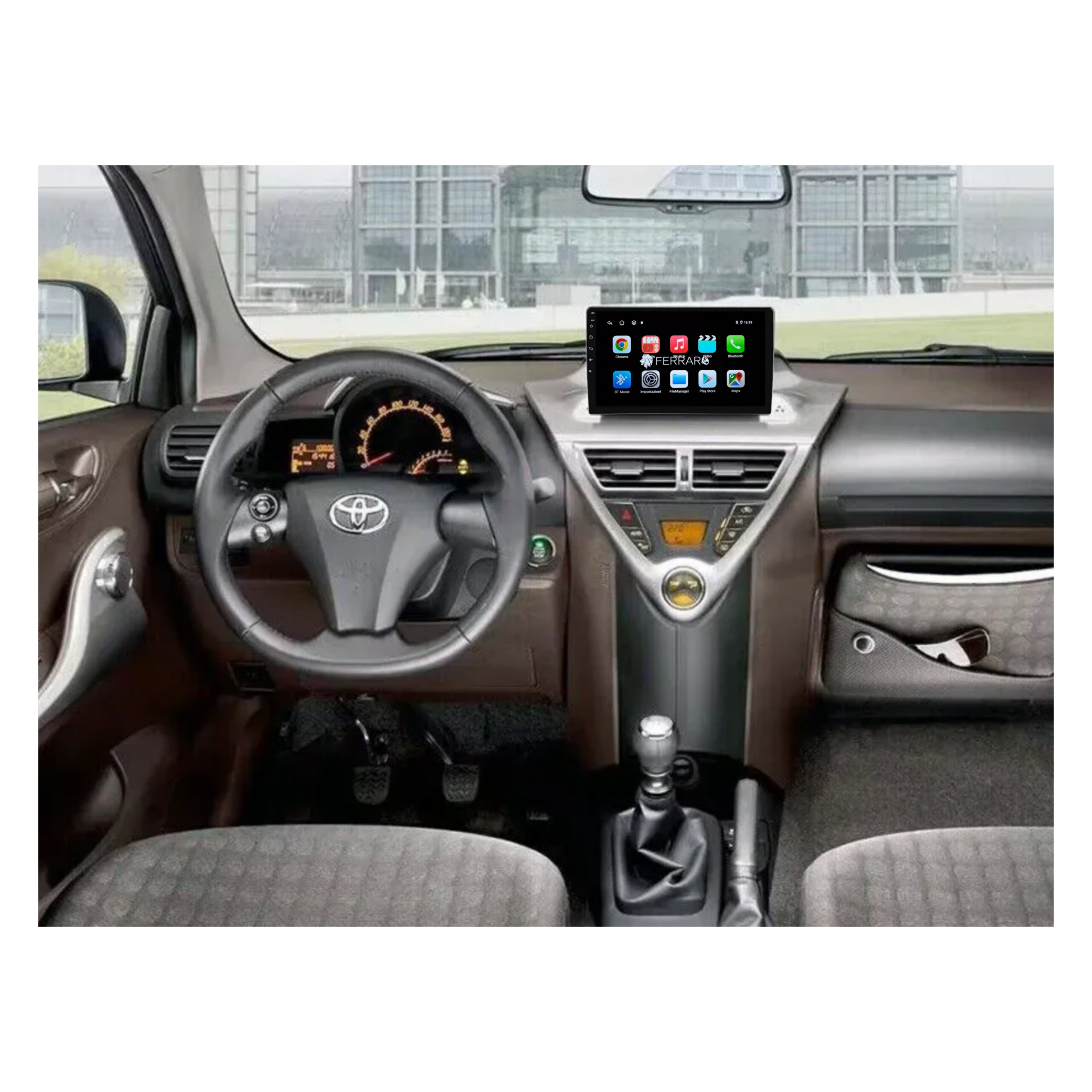 Autoradio per Toyota IQ | Scion IQ 9" | 2008-2016 | Android | Bluetooth | CarPlay | Android Auto | 2GB/4GB/6GB/8GB Ram