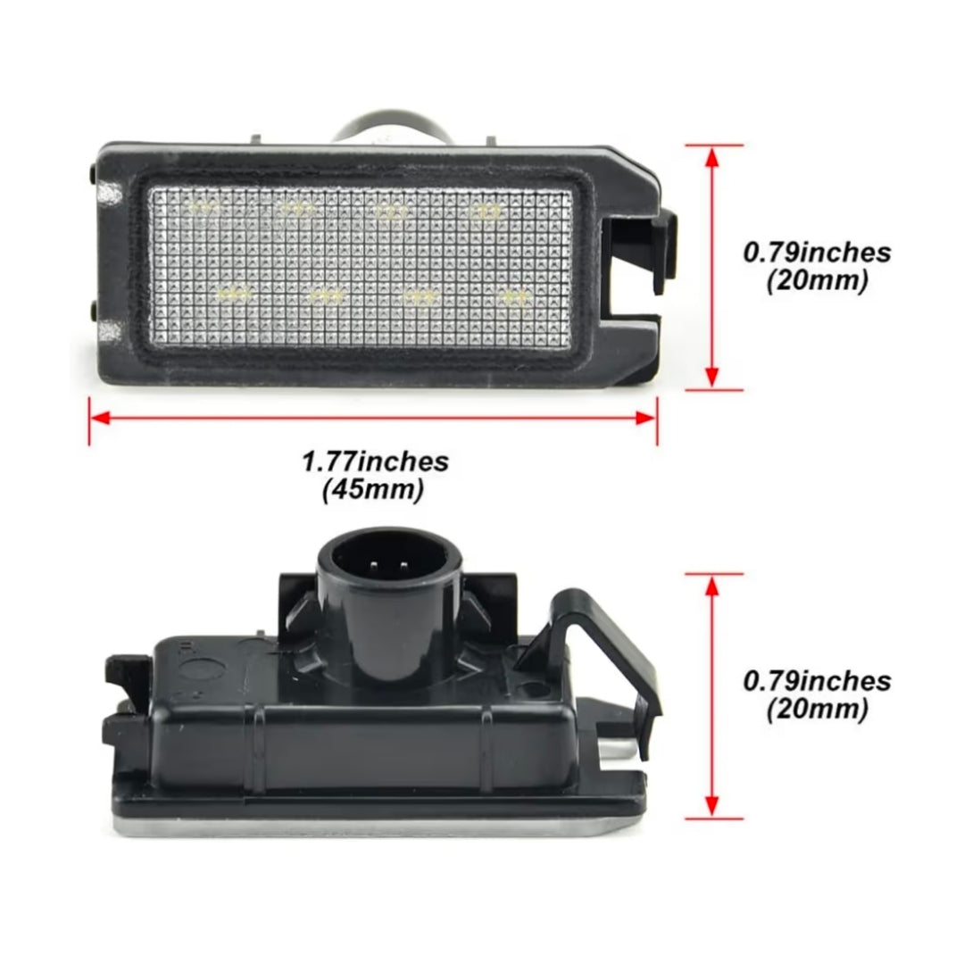 Set Luci Targa a Led per Jeep Cherokee, Compass, Patriot (2014-2020), Plug and Play