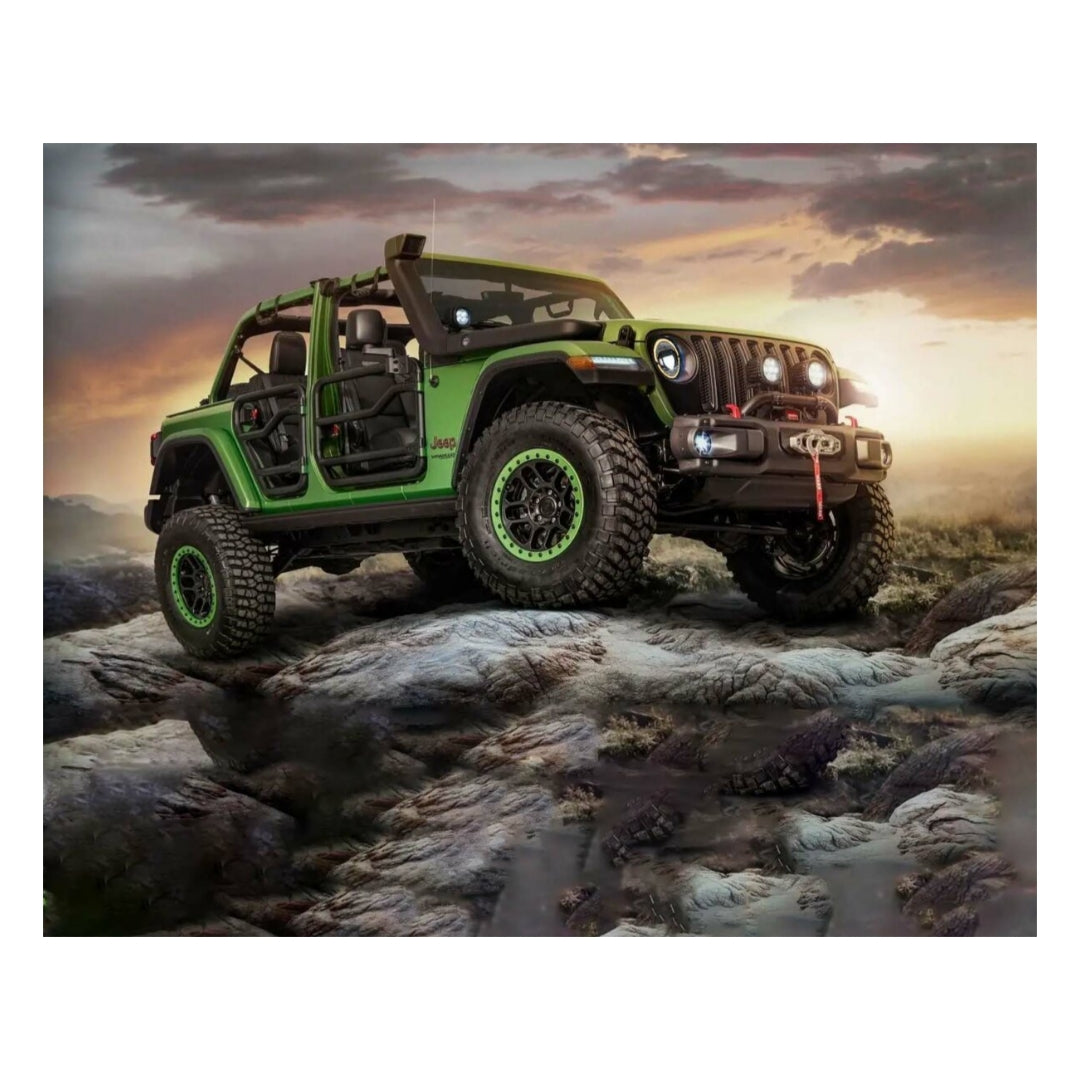 Fanali Anteriore Completo per Jeep Wrangler JK 3ª Serie (2007-2018) a LED