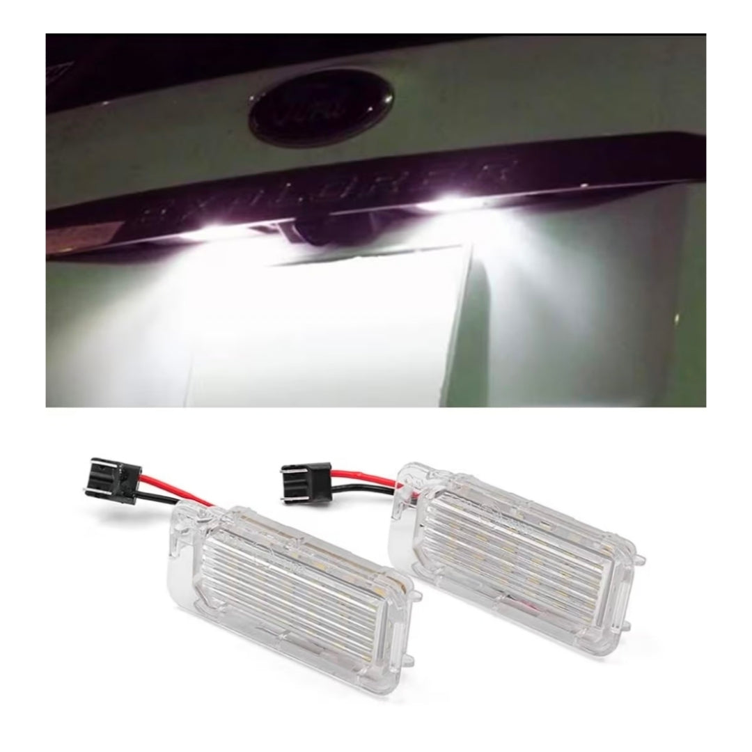 Set Luci Targa a Led per Ford (Compatibilità in Descrizione) , Plug and Play