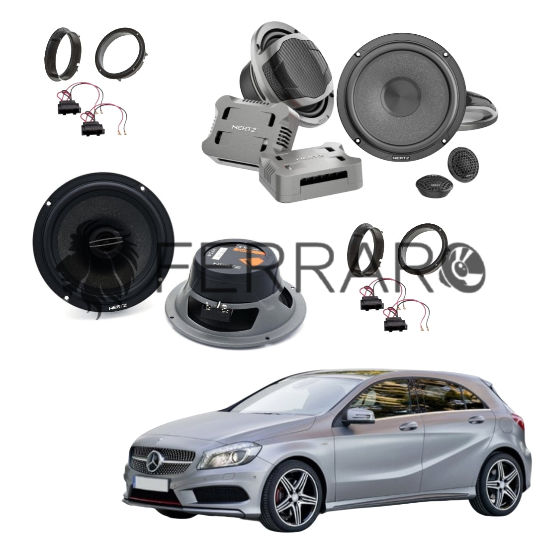 Hertz Kit 6 Casse, CX 165, CX 165, Ant/Post, Mercedes Classe A/B, W176/W246