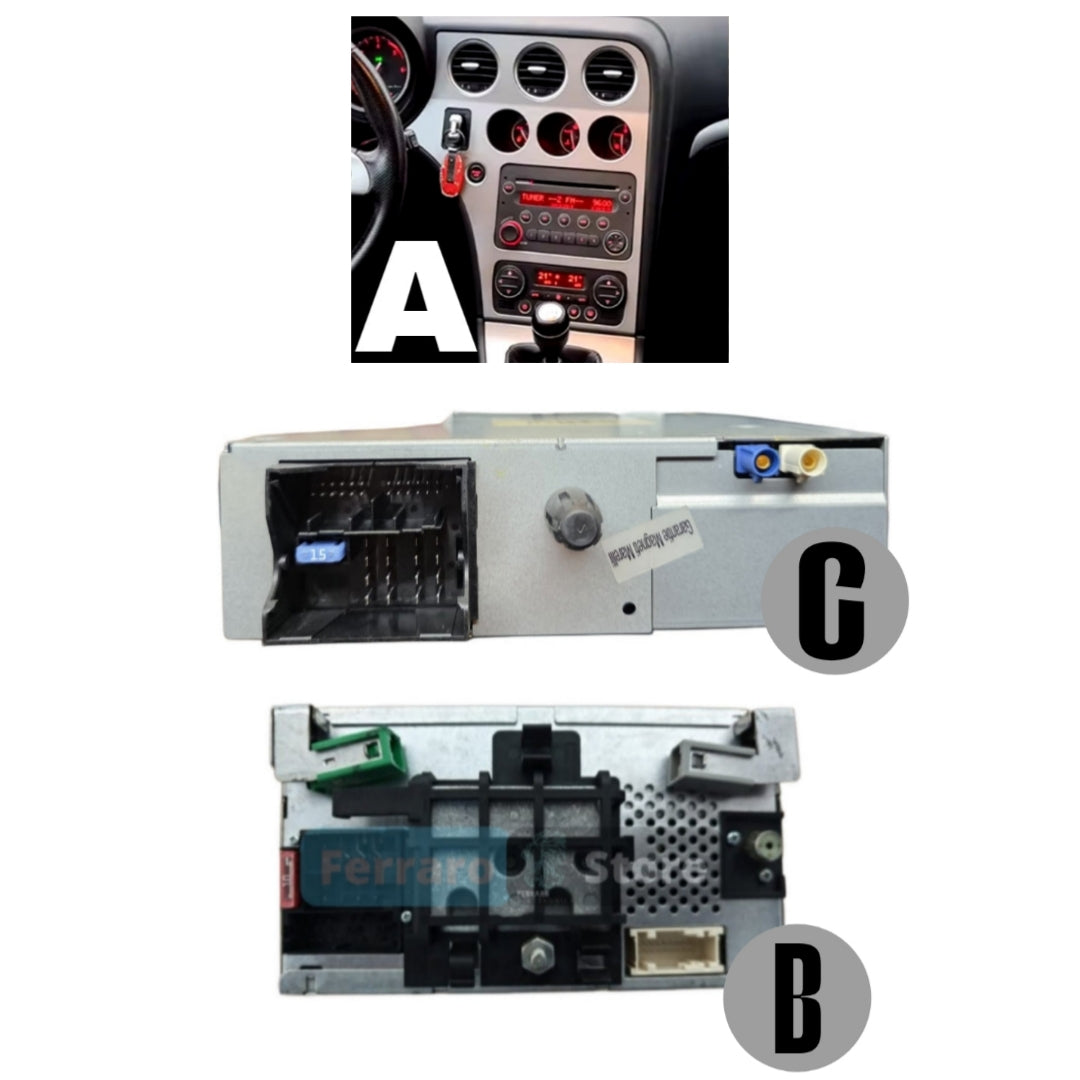 Autoradio per Alfaromeo 159 7" | Android | Bluetooth | CarPlay | Android Auto | 2GB/4GB/6GB/8GB Ram