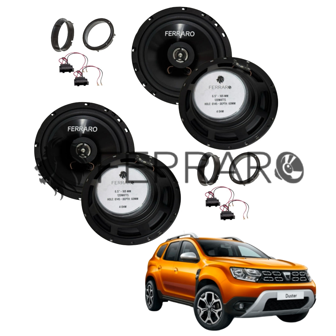 FerraroStore Kit 4 Altoparlanti, ASC-652PC, Ant/Post, Dacia Duster II dal 2017>