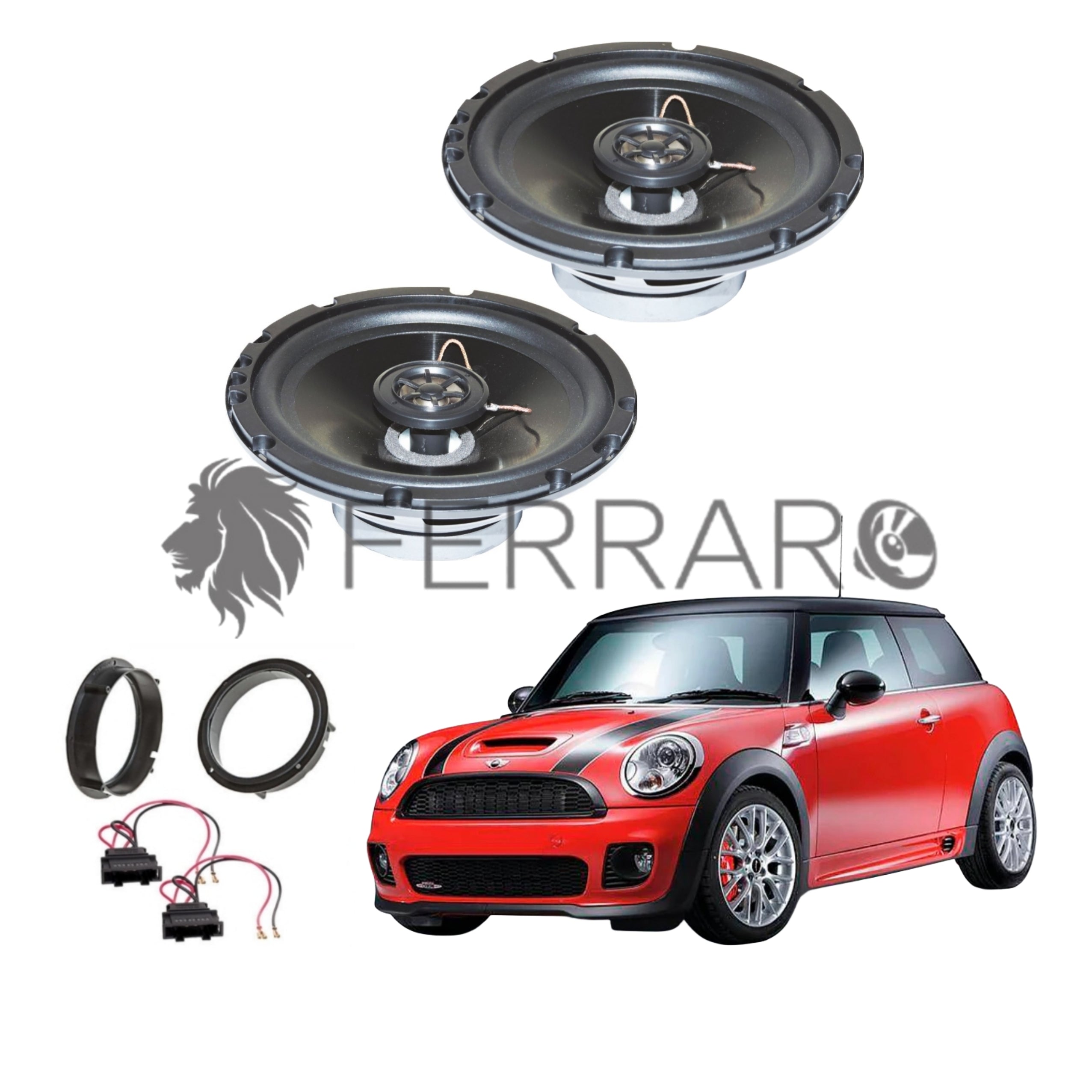 FerraroStore Kit 2 Altoparlanti | ASC-652PC | Anteriori | Mini Cooper S/Cabrio/One