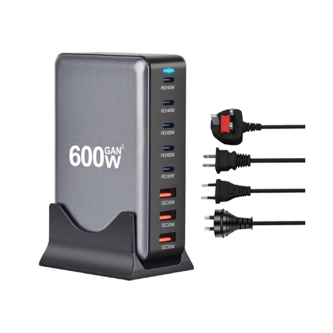 Presa Multiporta, 10 Porte USB, Ricarica Rapida per Notebook Tablet