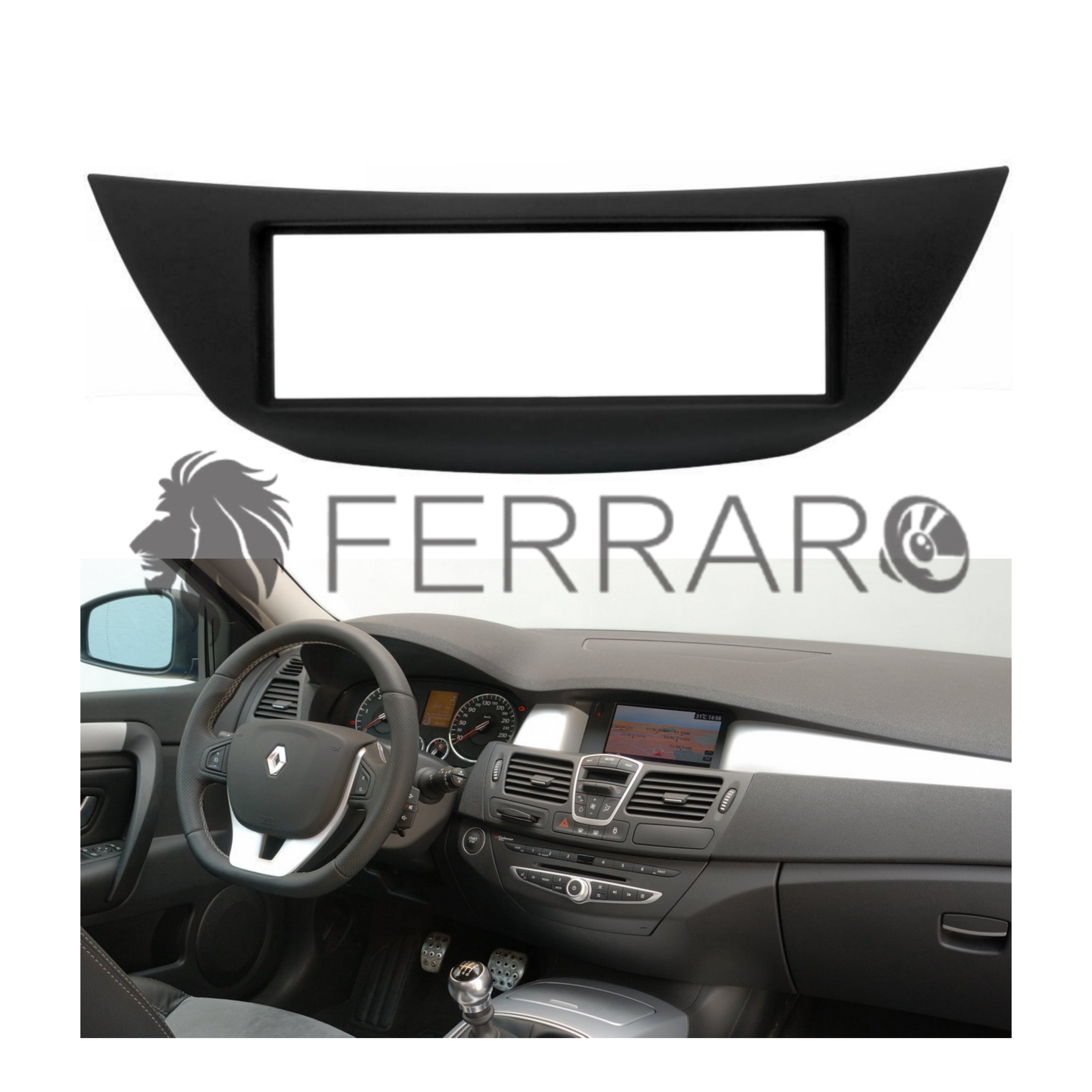Radio cover, 1DIN, Renault Laguna III from 2008