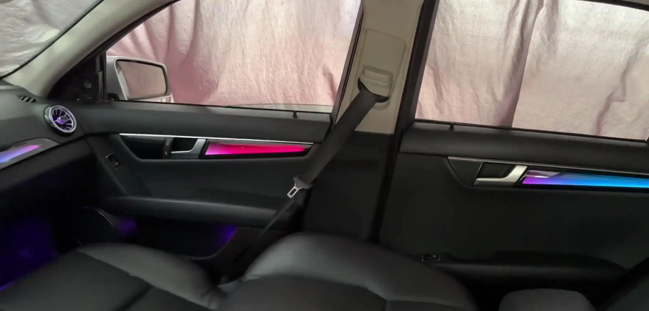 Ambient Light per Mercedes Classe C W204 (2007-2014), 64 Colori RGB