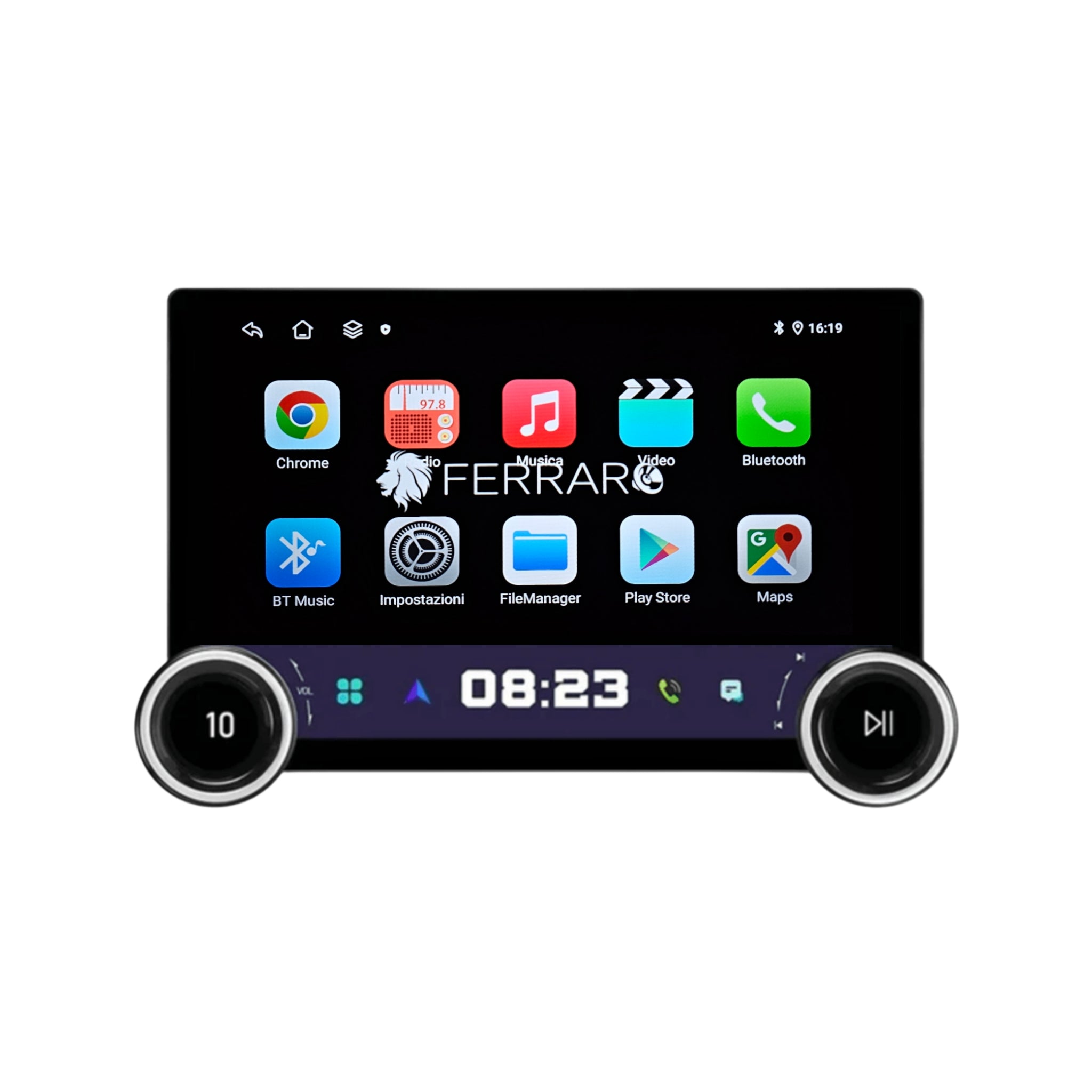 Autoradio per AlfaRomeo Mito 11.8" 2K | 2008-2018 | Android | Bluetooth | CarPlay | Android Auto | 4/64GB Ram