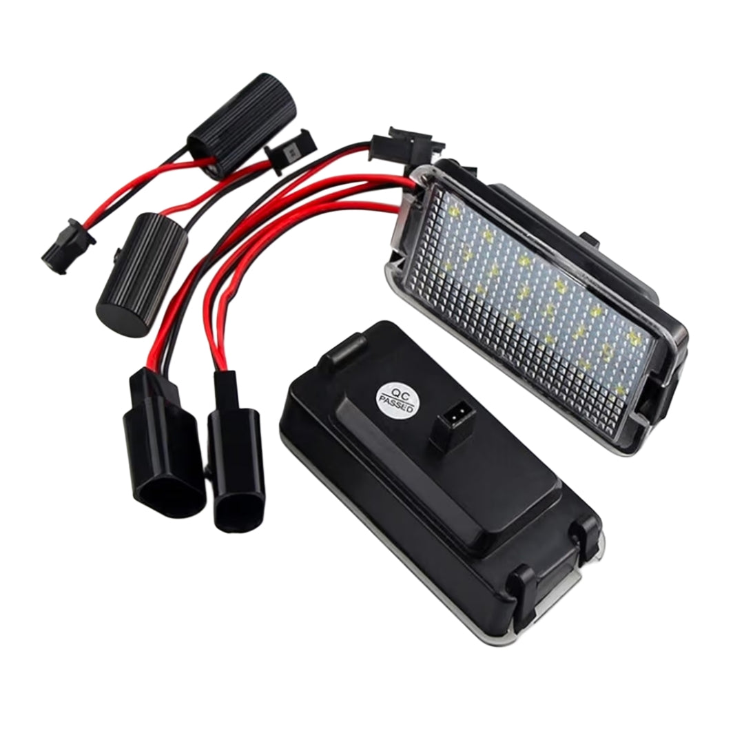 Set Luci Targa a Led per Seat Altea, Ibiza, Leon, Toledo (Compatibilità in Descrizione), Plug and Play