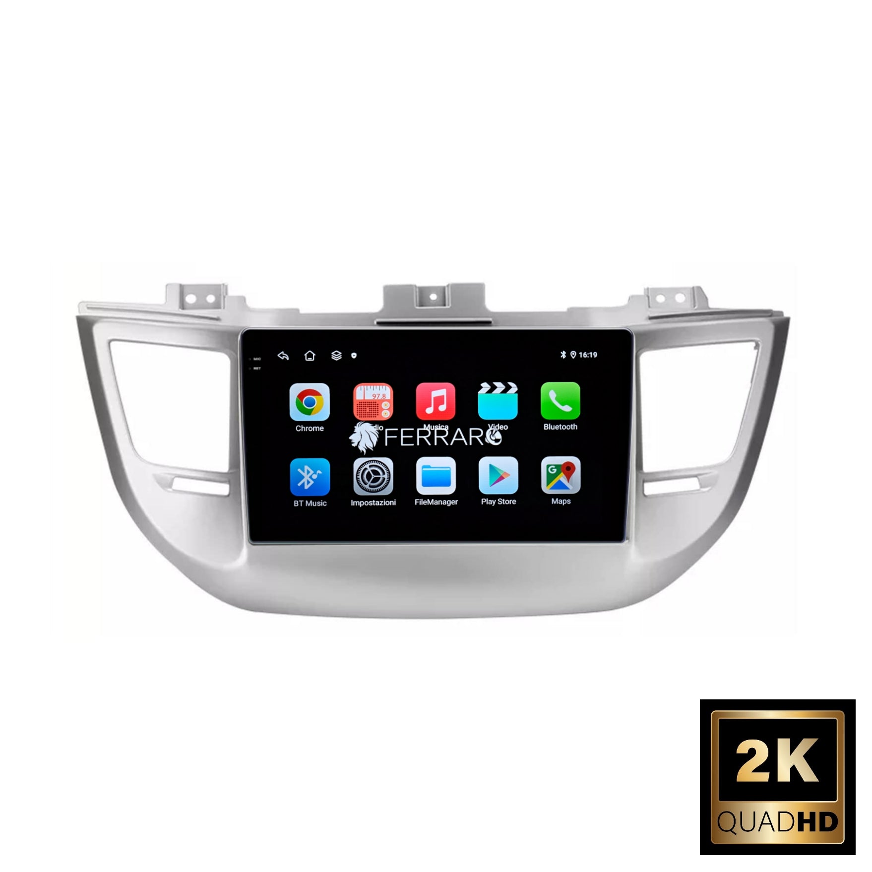 Autoradio per Hyundai IX35 Tucson 3 9" 2K | 2015-2018 | Android | Bluetooth | CarPlay | Android Auto | 12/256GB Ram