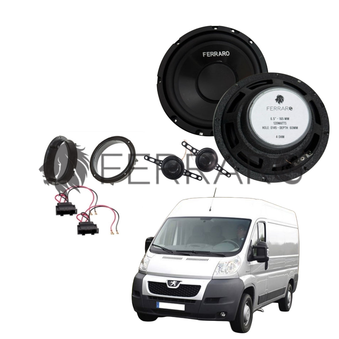 FerraroStore Kit 2 Altoparlanti | ASK-165.2 | Anteriori | Peugeot Boxer dal 2006>