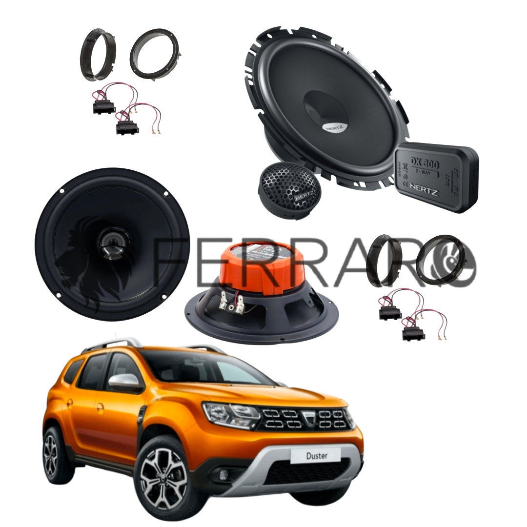 Hertz Kit 6 Altoparlanti, DCX 165.3, DSK 170.3, Ant/Post, Dacia Duster II dal 2017>