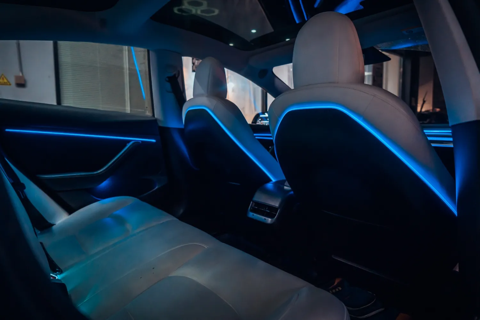 Ambient Light per Tesla Model 3/Y (2021-2023), 64 Colori RGB