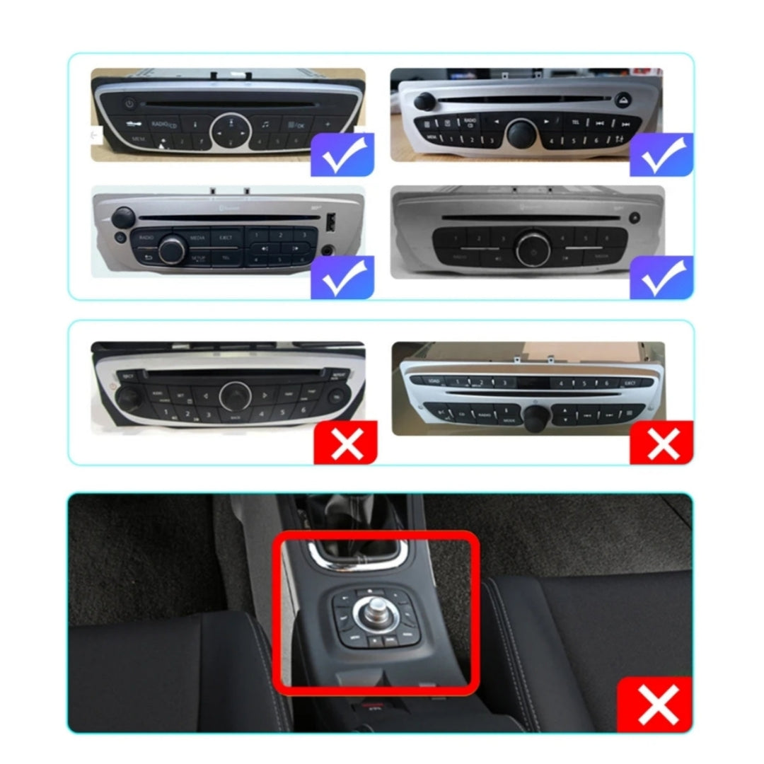 Autoradio per Renault Megane 3 9" 2K | 2008-2016 | Android | Bluetooth | CarPlay | Android Auto | 12/256GB Ram
