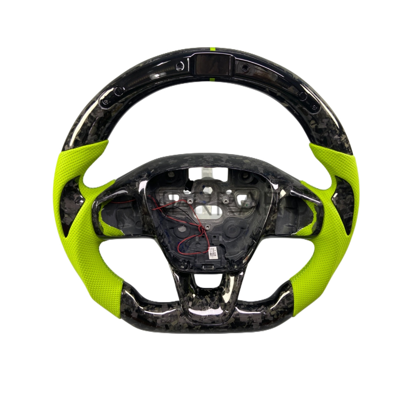 Volante Sportivo per Ford Fiesta ST Line, Carbonio, Customizzato in Pelle (su Ordinazione)
