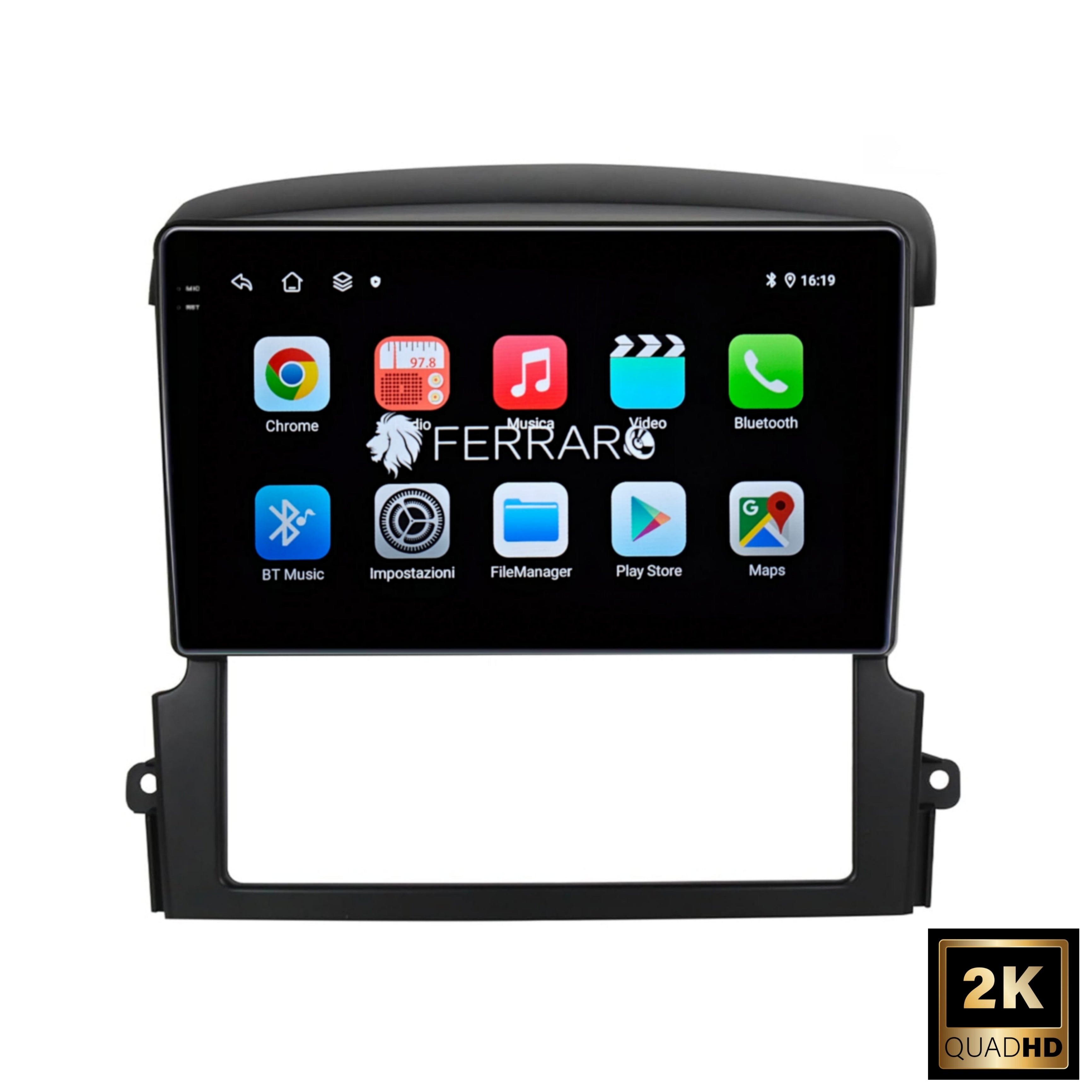 Autoradio per Kia Sorento BL 9" 2K | 2002-2009 | Android | Bluetooth | CarPlay | Android Auto | 12/256GB Ram