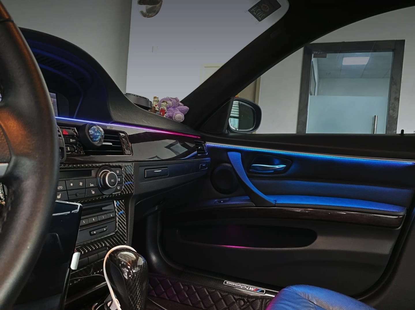 Ambient Light per BMW Serie 3 E90, E91 (2005-2013), 256 Colori RGB