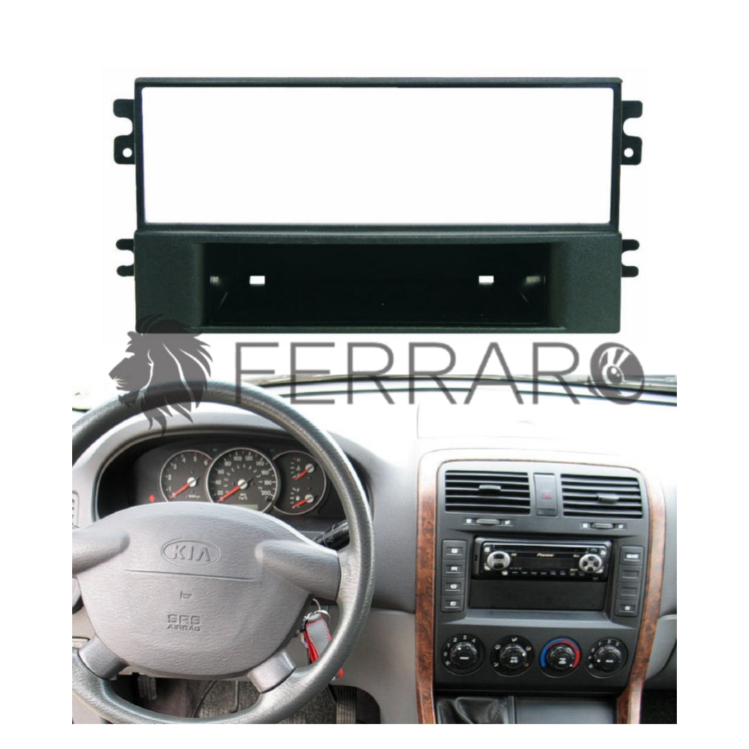 Car Radio Panel, 1DIN, Kia Carnival, 2001 - 2005