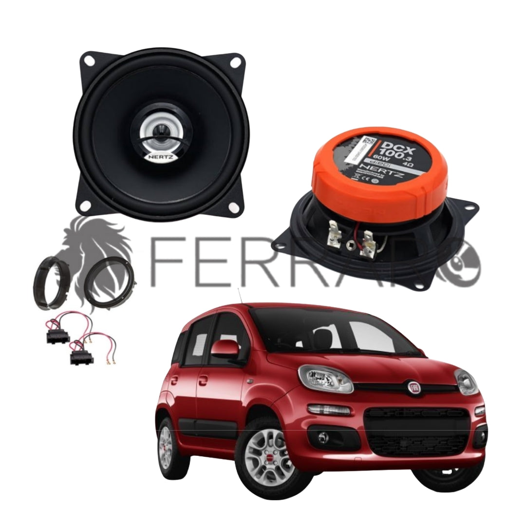 Hertz Kit 2 Casse | DCX 100.3 | Posteriori | Panda 3ª Serie dal 2012>