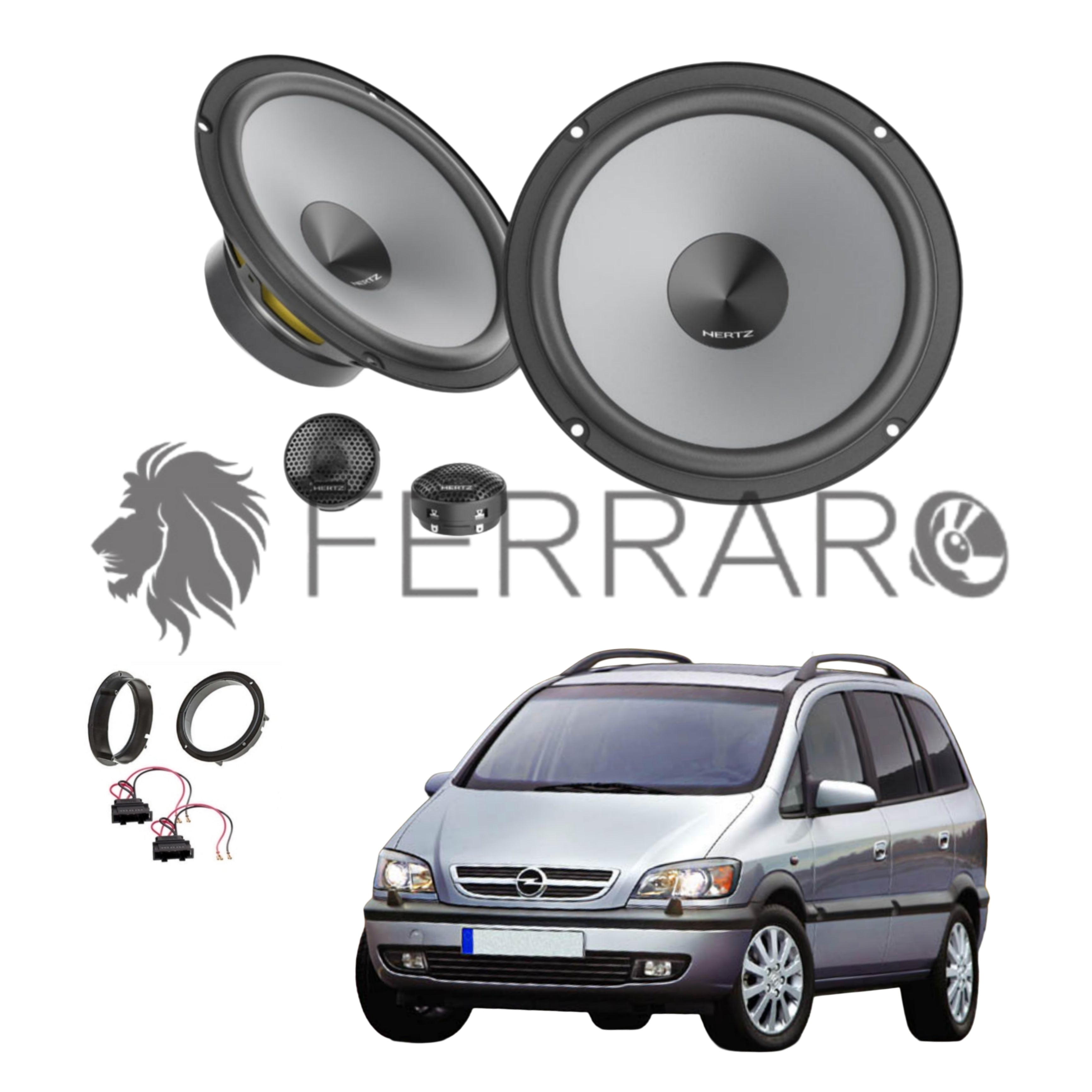 Hertz Kit 6 Casse | K 165 | Anteriore | Opel Zafira A (1999-2005)