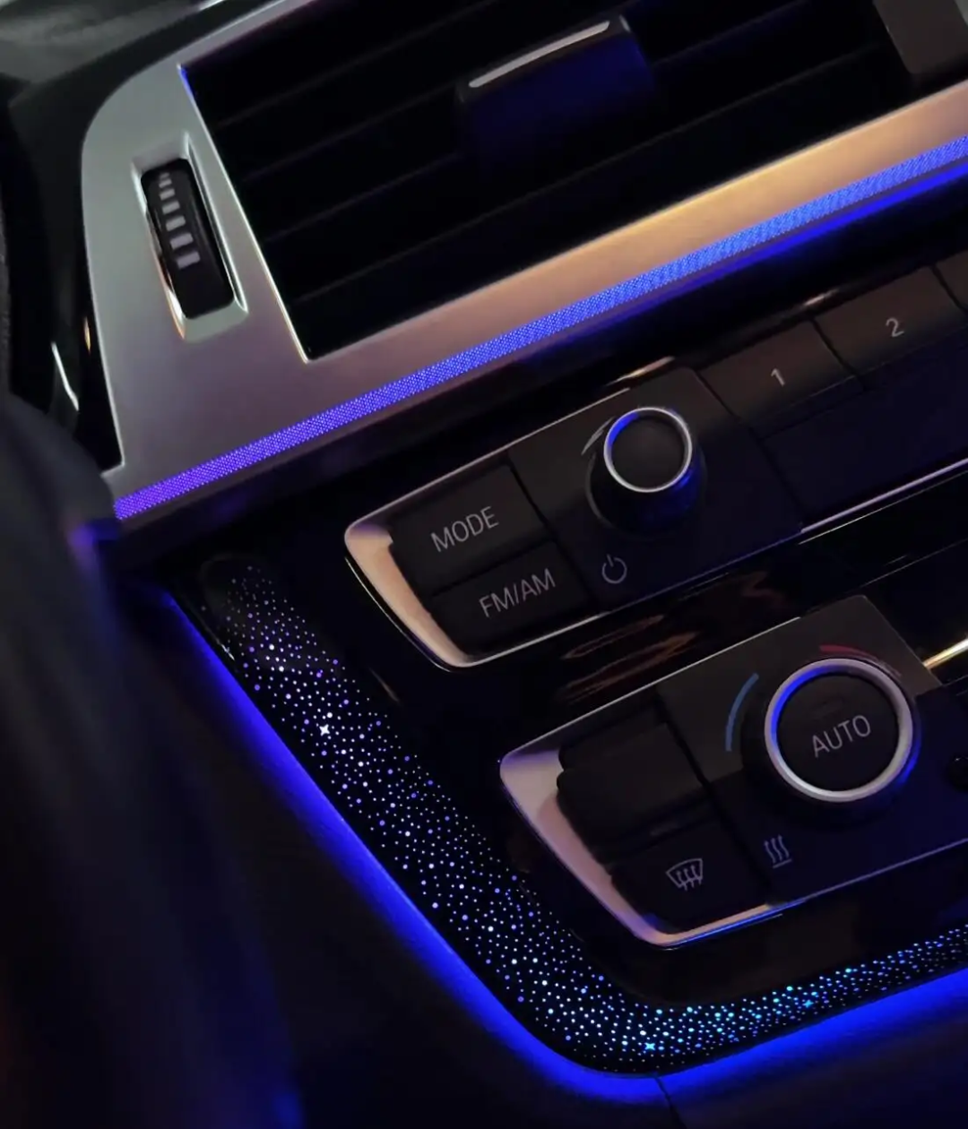 Ambient Light per BMW Serie 3/4 F30, F34 (2013-2019), 64 Colori RGB