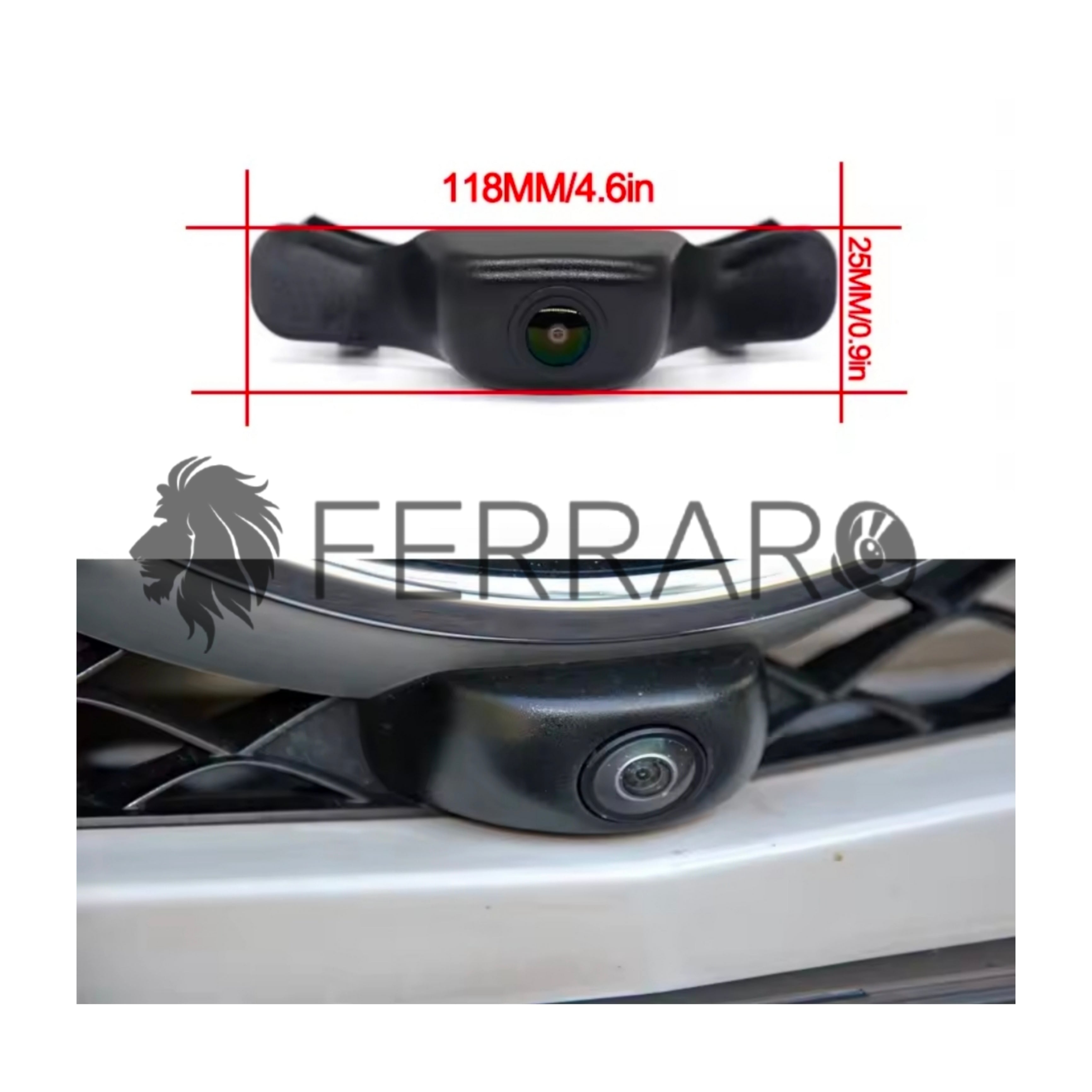 Telecamera Frontale per Mercedes Classe B, GLE (Compatibilità in Descrizione) | AHD, 1920x1080 | 170° Gradi