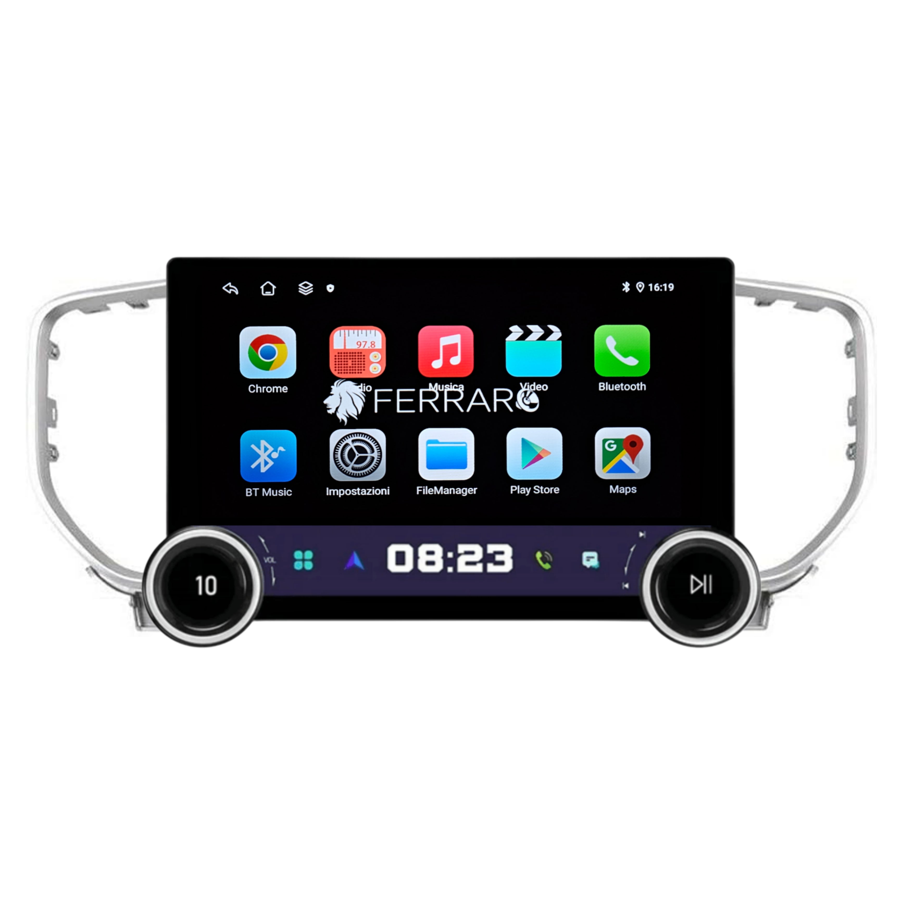 Autoradio per Kia Sportage 4 QL 11.8" 2K | 2018-2021 | Android | Bluetooth | CarPlay | Android Auto | 4/64GB Ram