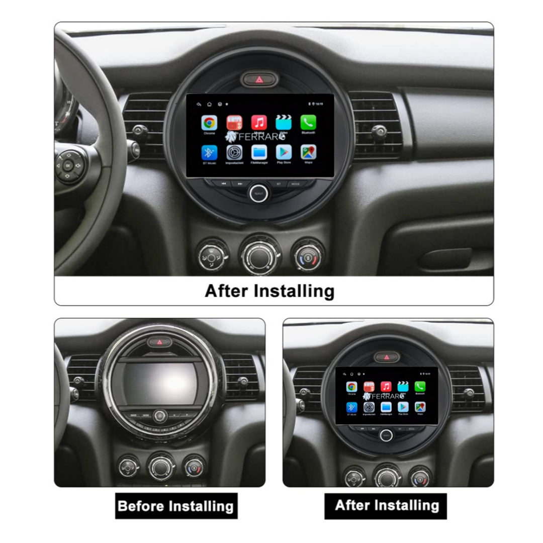 Autoradio per Mini F55/F56 9" | 2014-2019 | Android | Bluetooth | CarPlay | Android Auto | 2GB/4GB/6GB/8GB Ram