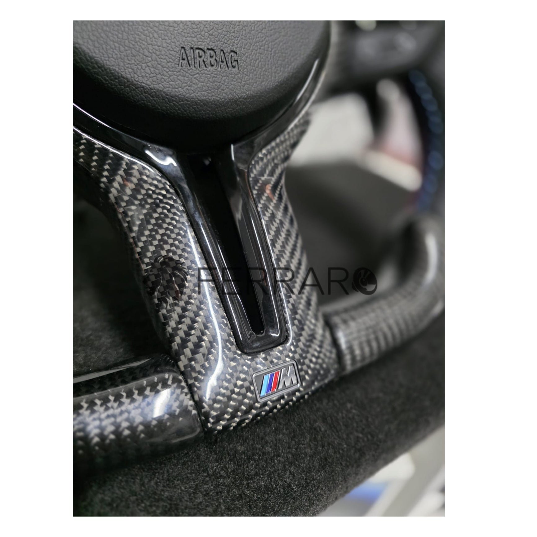 Volante Sportivo per BMW ZA E89 (2009-2016), Carbonio, Customizzato in Pelle