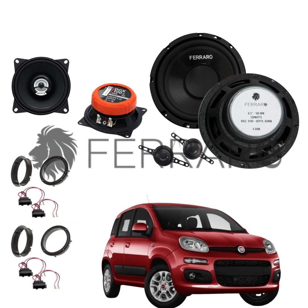 Hertz Kit 6 Casse | ASK-165.2 | DCX 100.3 | Ant/Post | Panda 3ª Serie dal 2012>