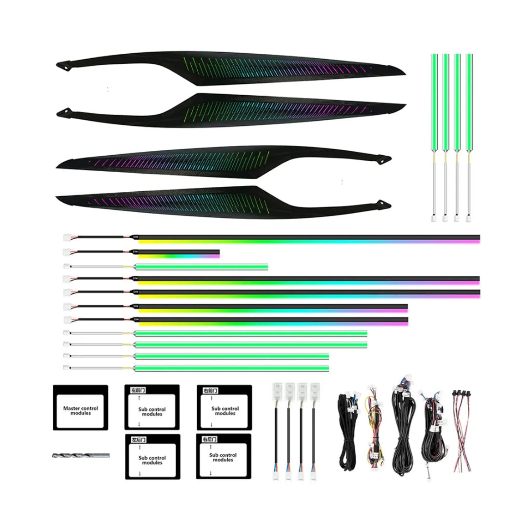 Ambient Light per BMW Serie 5 G30 (2019-2023), 256 Colori, APP