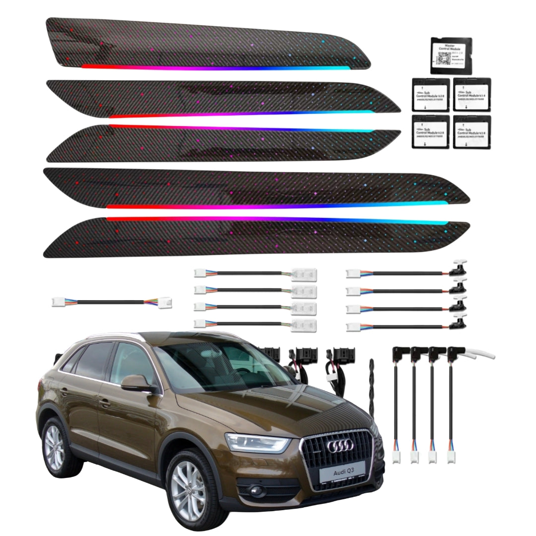 Ambient Light per Audi Q3 8U (2013-2018), 64 Colori RGB