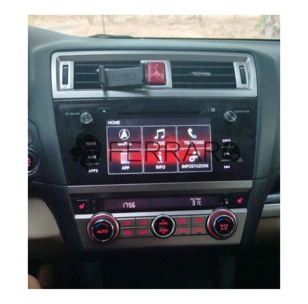 Kit Montaggio Autoradio 9"Pollici Subaru Outback Legacy (2015-2019), Mascherina, Cablaggio per Autoradio Android