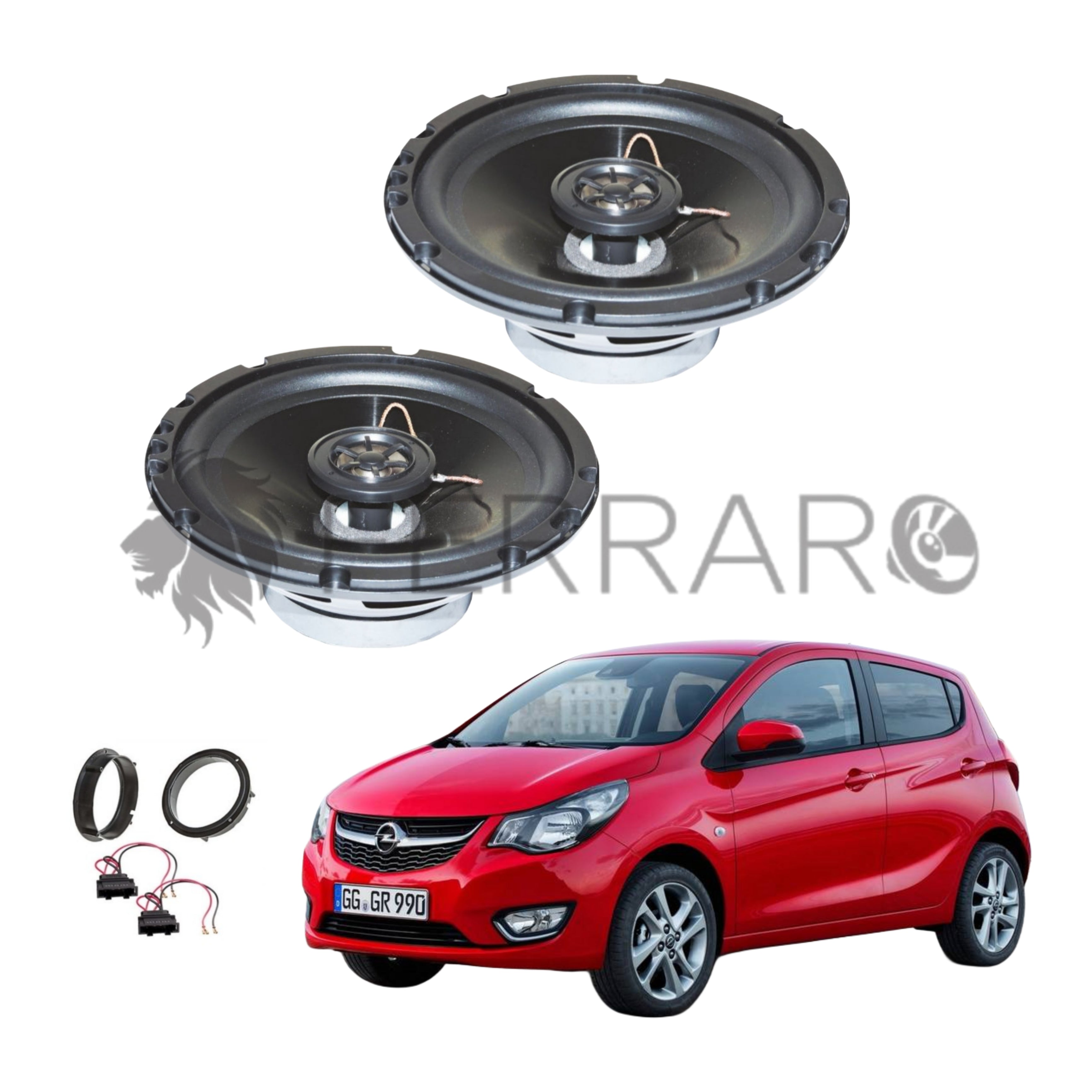 FerraroStore Kit 2 Altoparlanti | ASC-652PC | Ant o Post | Opel Karl