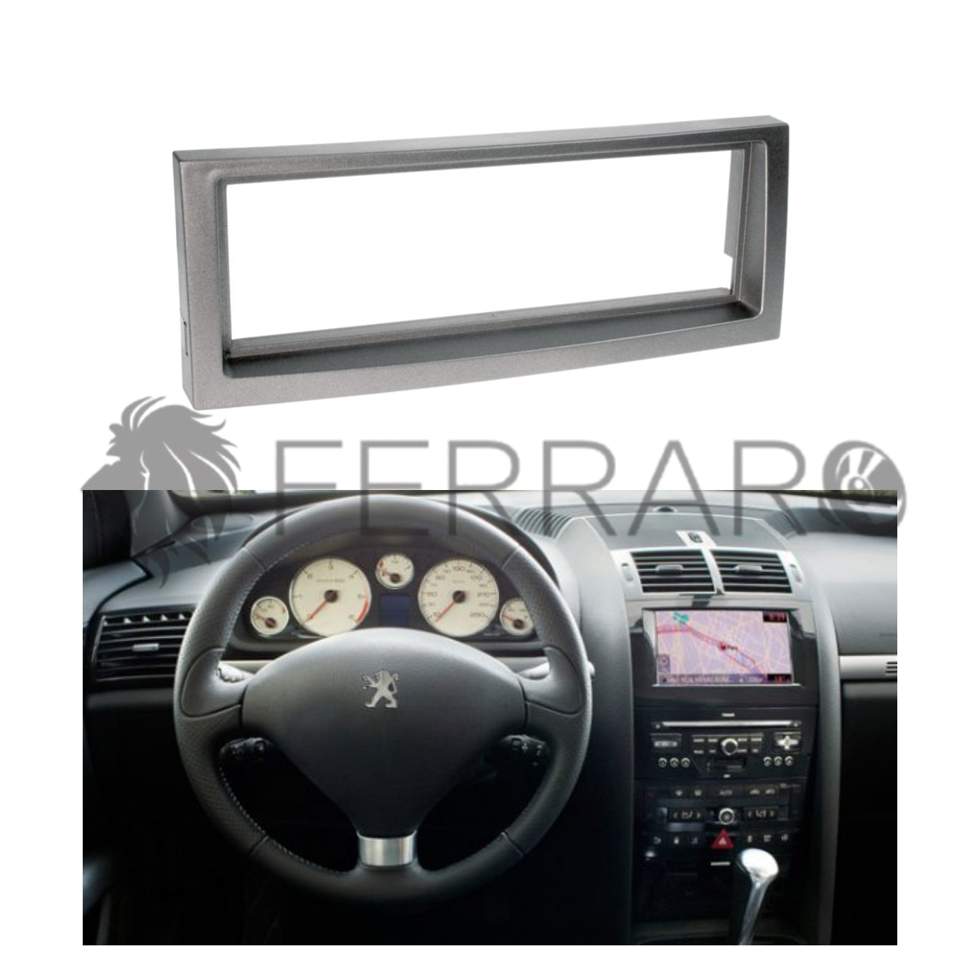Mascherina 1DIN | Peugeot 407, Citroen C5 dal 2004>