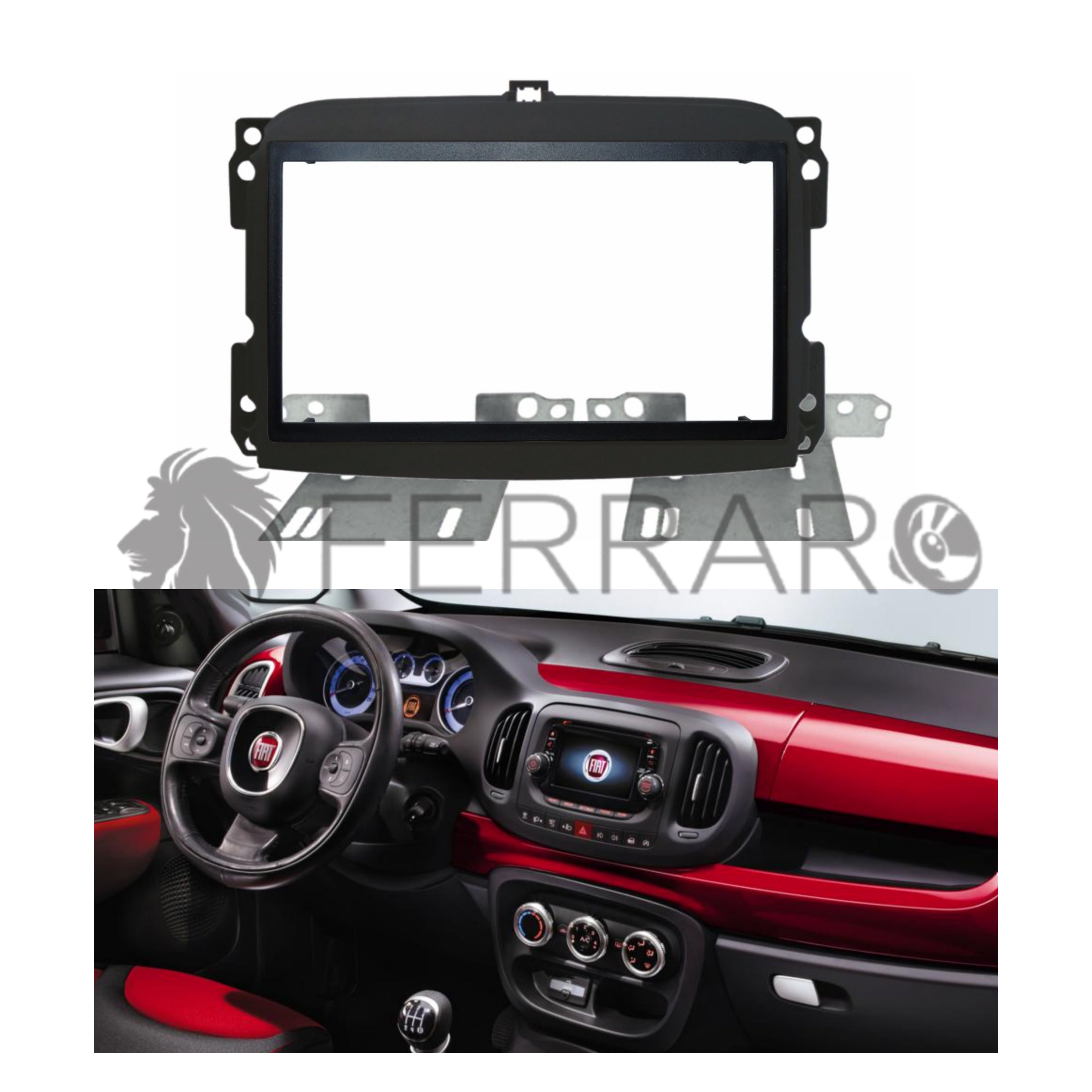 Mascherina 2DIN | Fiat 500L dal 2012>