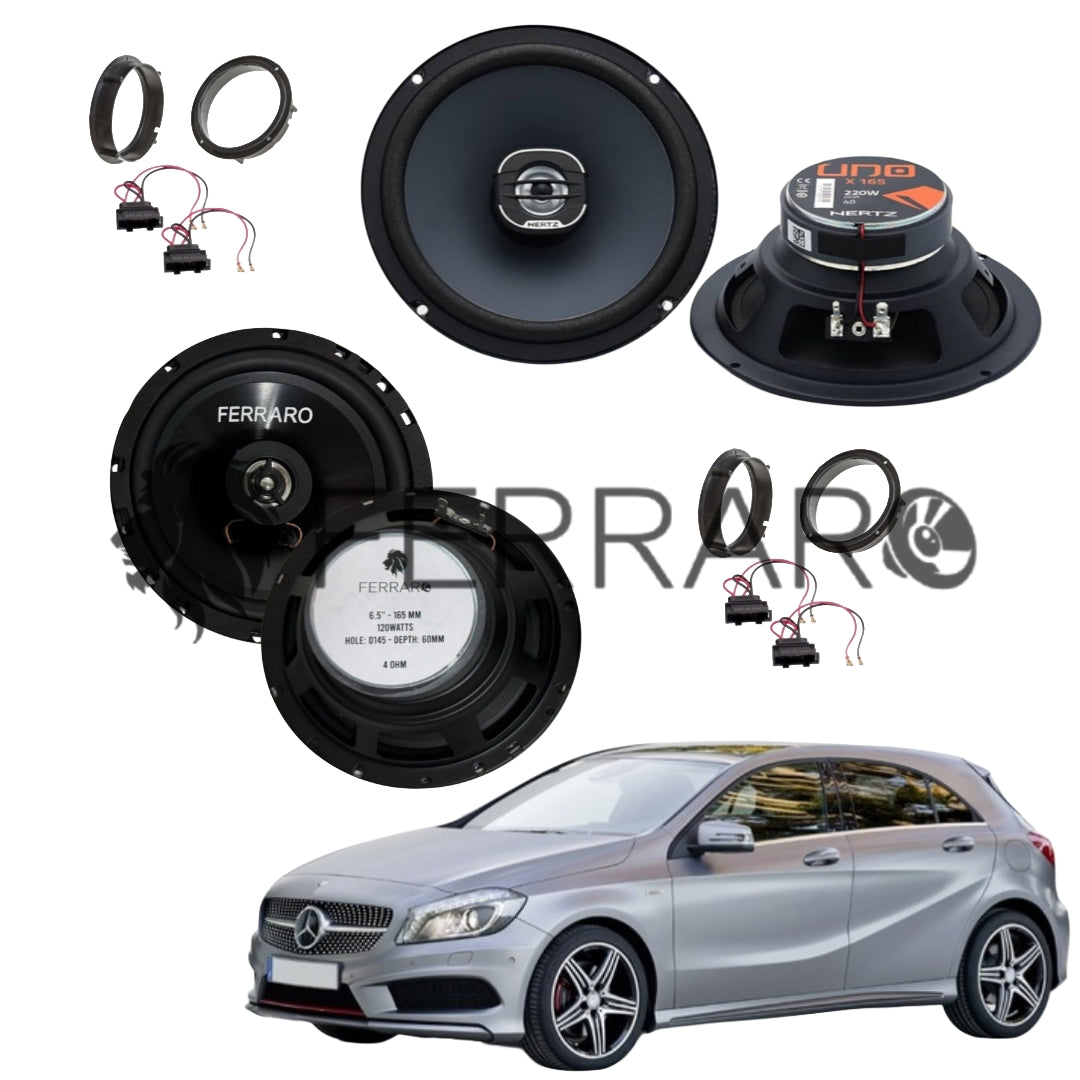 FerraroStore Kit 4 Casse, X 165, ASC-652PC, Ant/Post, Mercedes Classe A/B, W176/W246