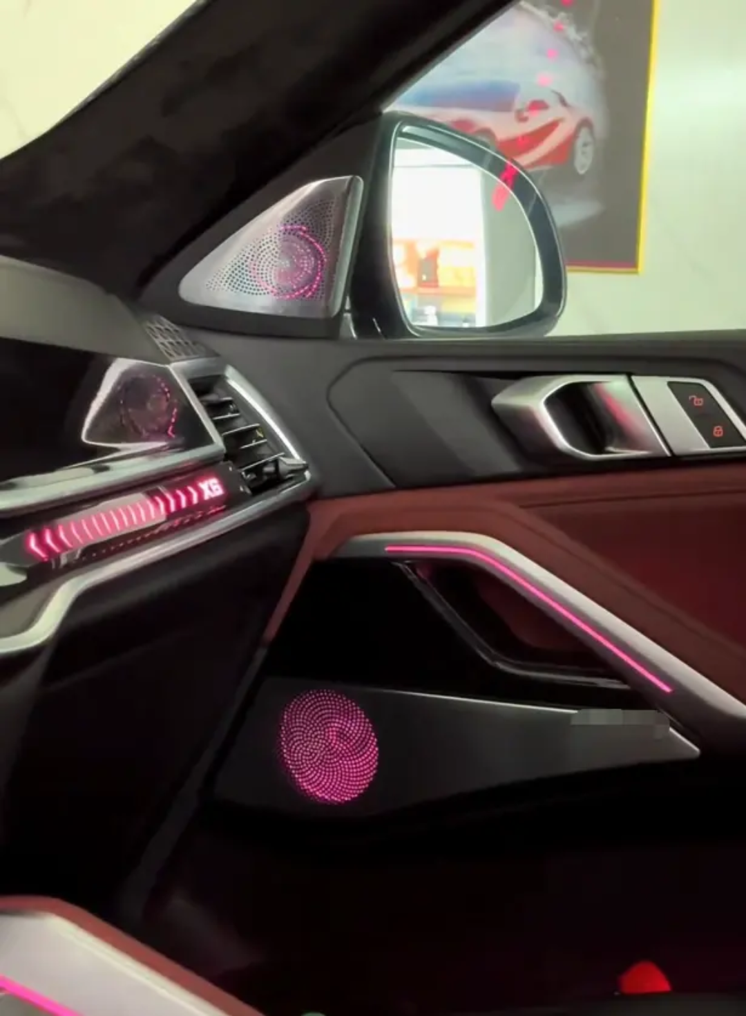Ambient Light per BMW X6 G06, 256 Colori, APP