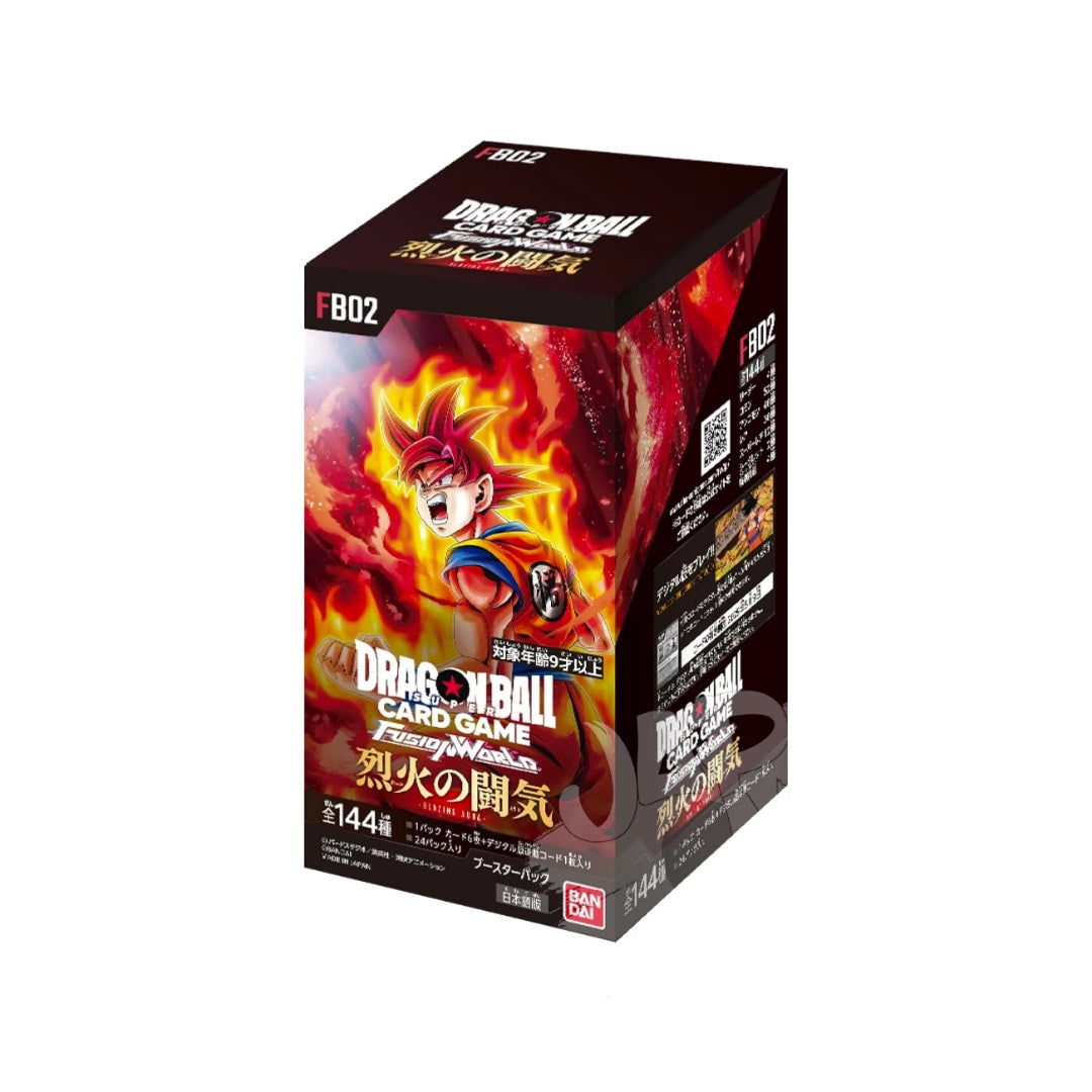 Dragon Ball Super Card Game Fusion World Blazing Aura FB02 Display – 24 Buste (JP)