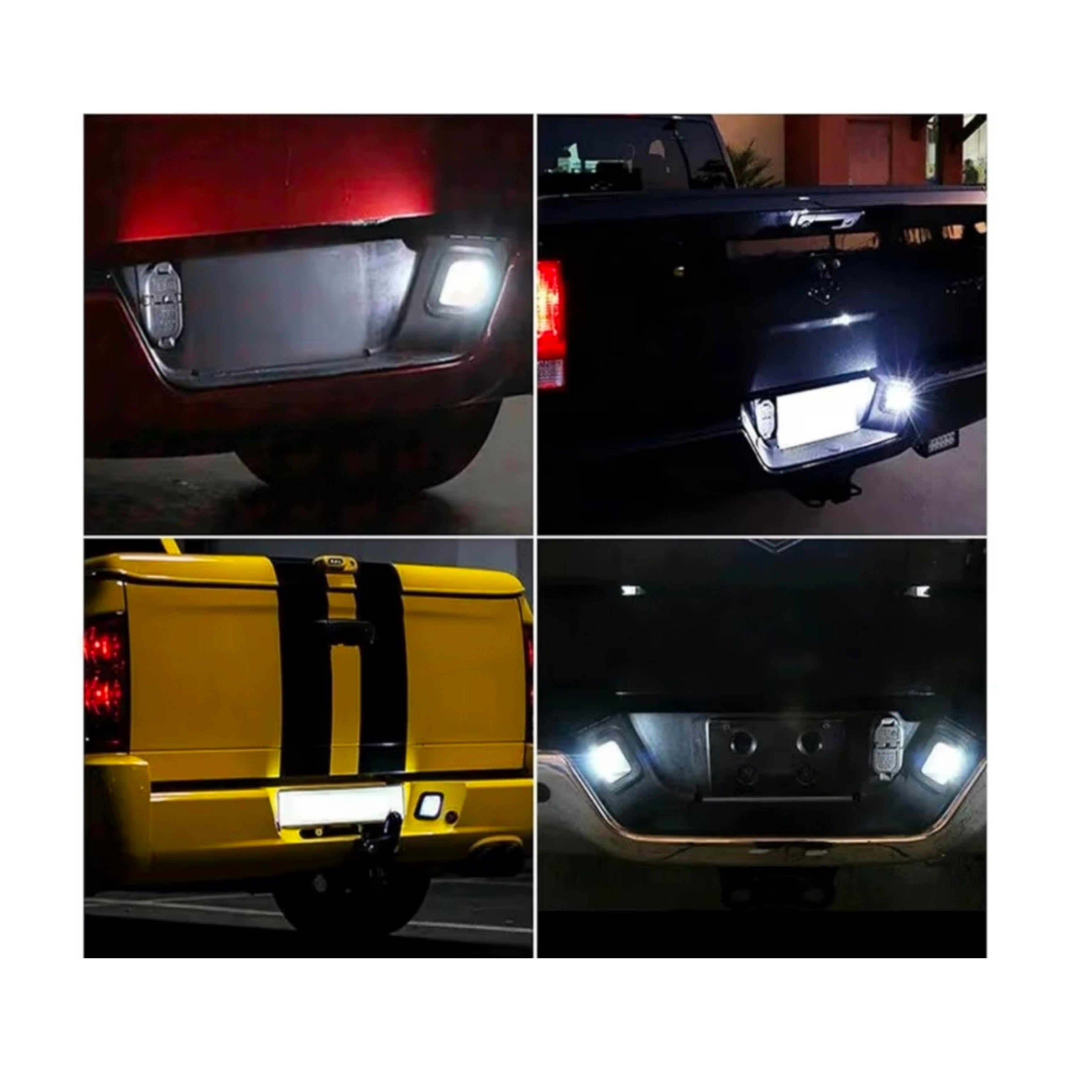 Set Luci Targa a Led per Dodge RAM 1500, 2500, 3500 (2003-2018), Plug and Play