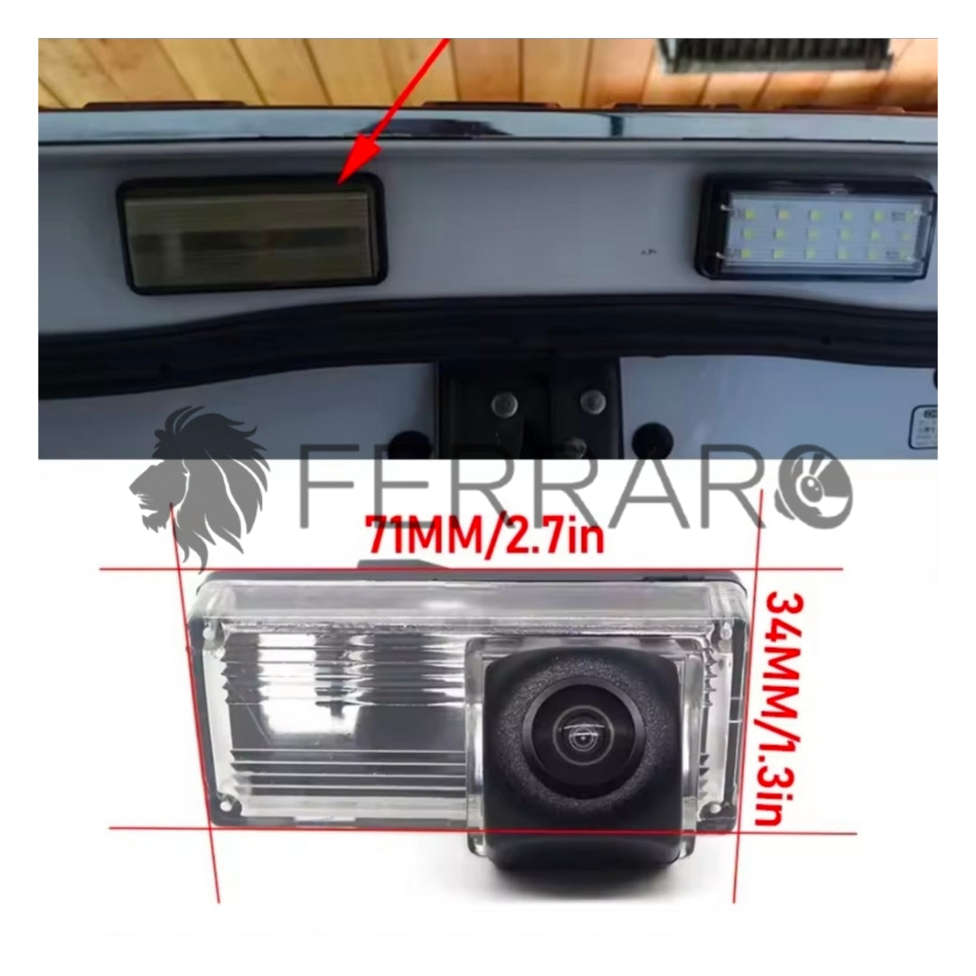 Telecamera Posteriore per Toyota Land Cruiser LC200 (2008-2014), AHD 1920x1080, 170° Gradi