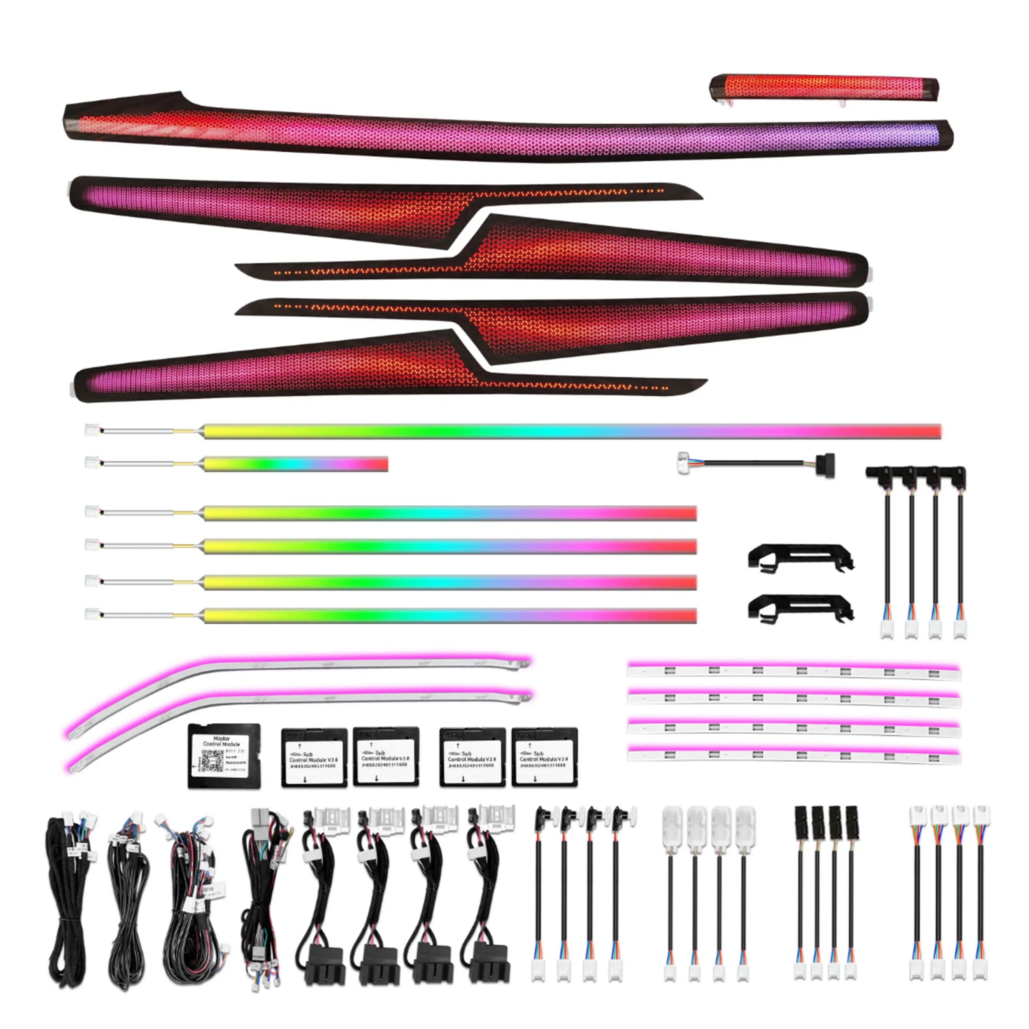 Ambient Light per Audi Q5 (2018-2025), 64 Colori RGB