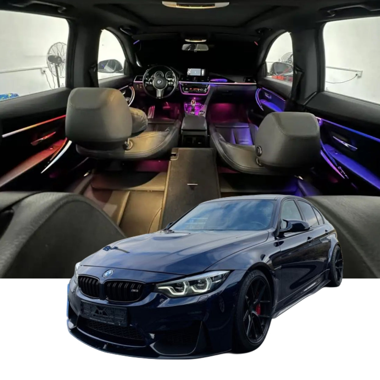 Ambient Light per BMW Serie M3 F80, 256 Colori RGB