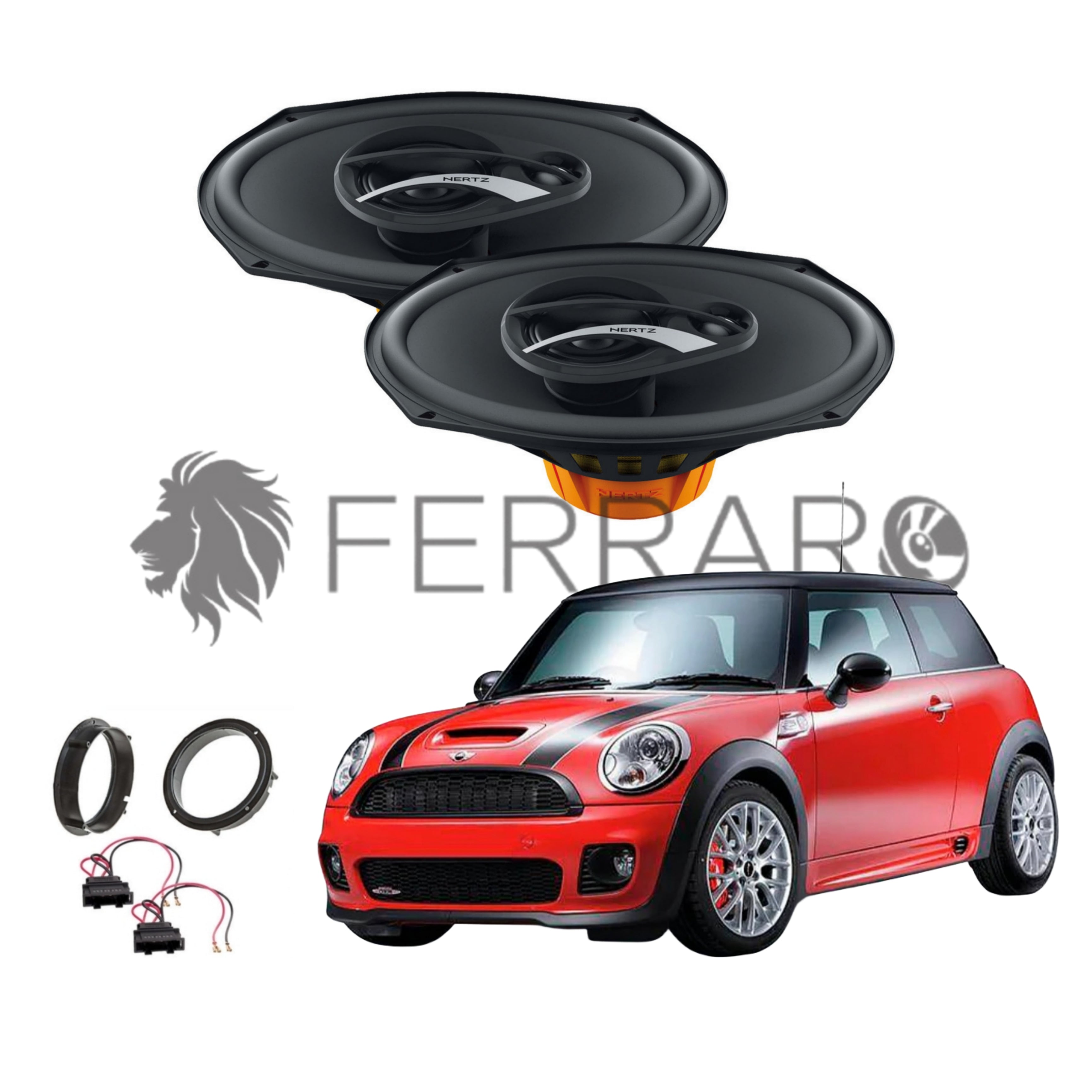 Hertz Kit 2 Casse | X 690 | Anteriori | Mini Cooper R50, R53
