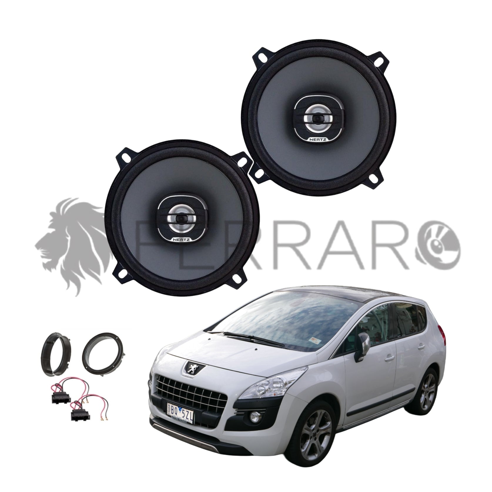 Hertz Kit 2 Casse | X 130 | Posteriori | Peugeot 3008 1ª (2009-2016)